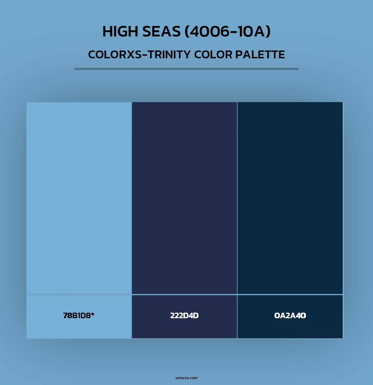 High Seas (4006-10A) - Colorxs Trinity Palette