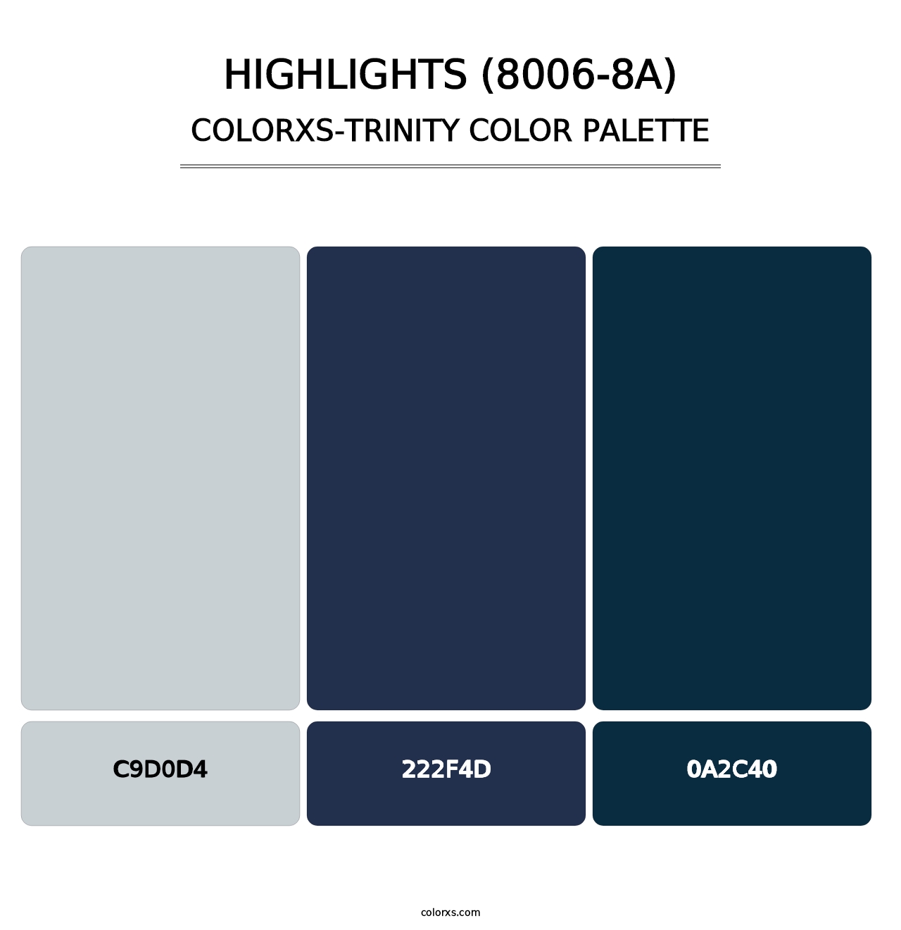 Highlights (8006-8A) - Colorxs Trinity Palette