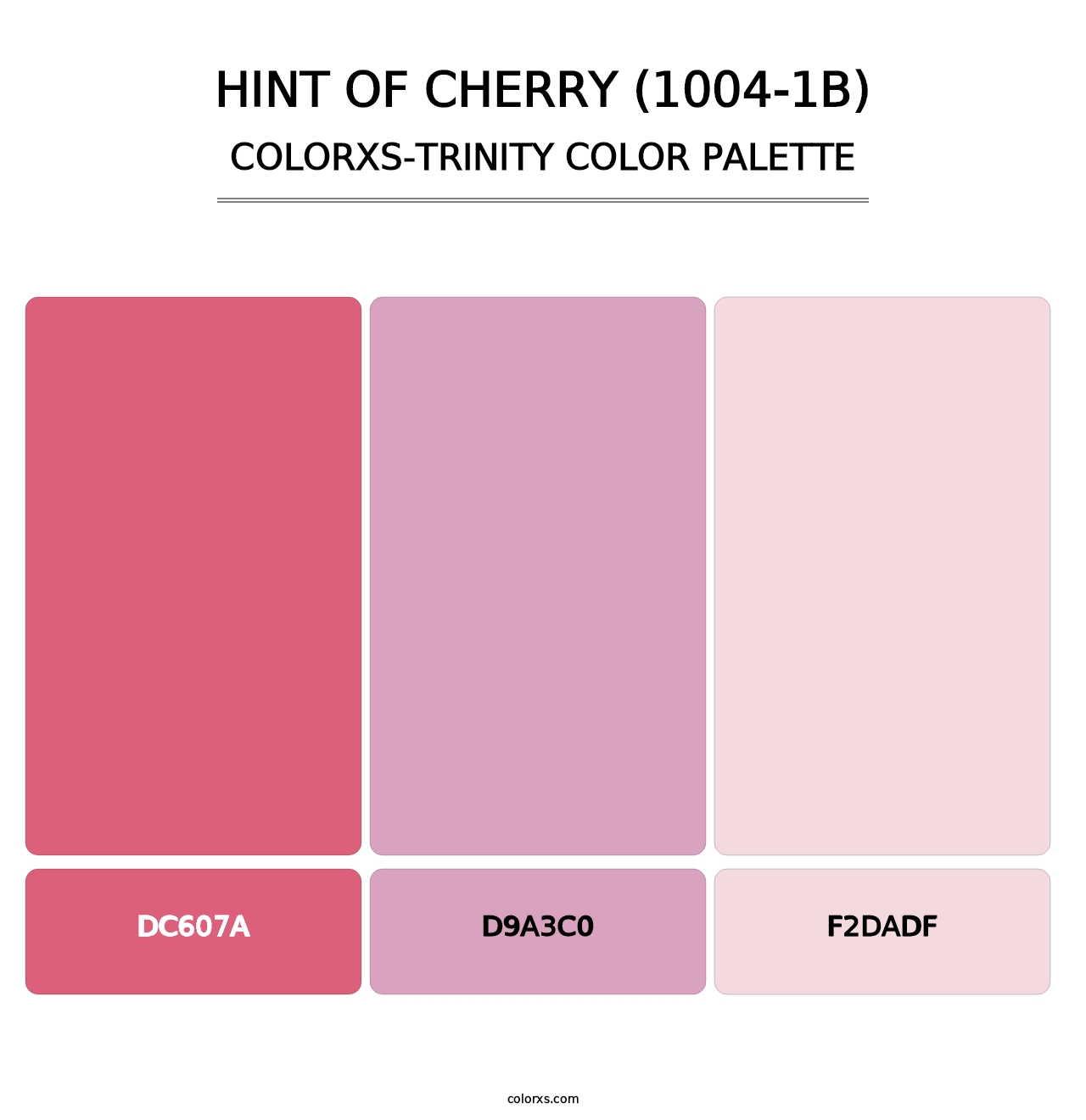 Hint of Cherry (1004-1B) - Colorxs Trinity Palette