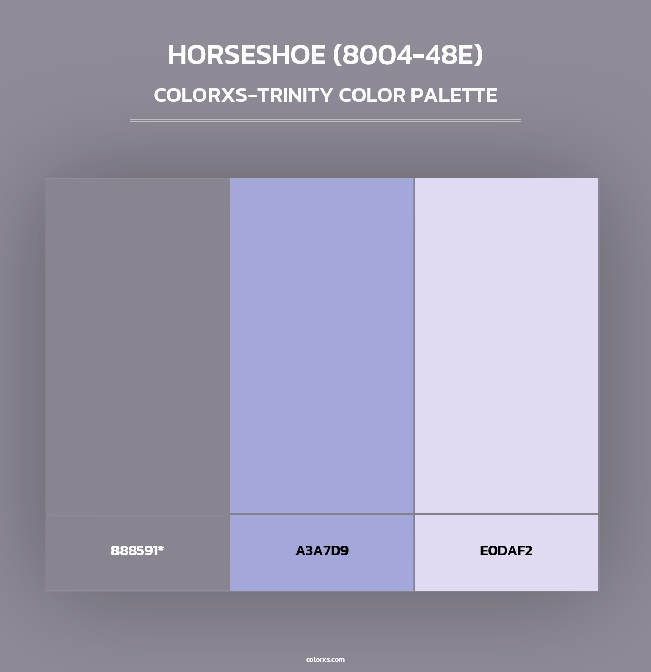 Horseshoe (8004-48E) - Colorxs Trinity Palette