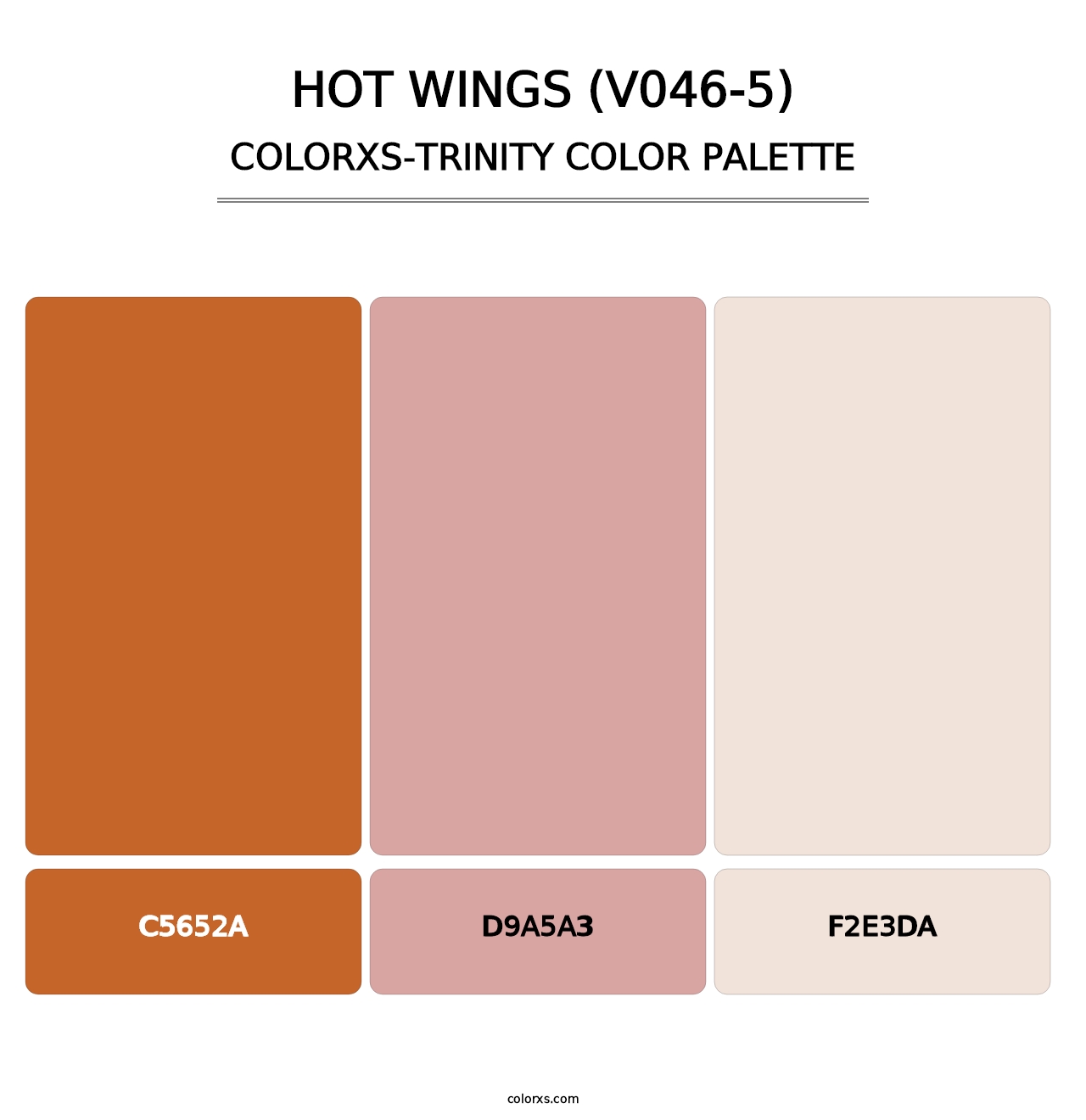 Hot Wings (V046-5) - Colorxs Trinity Palette