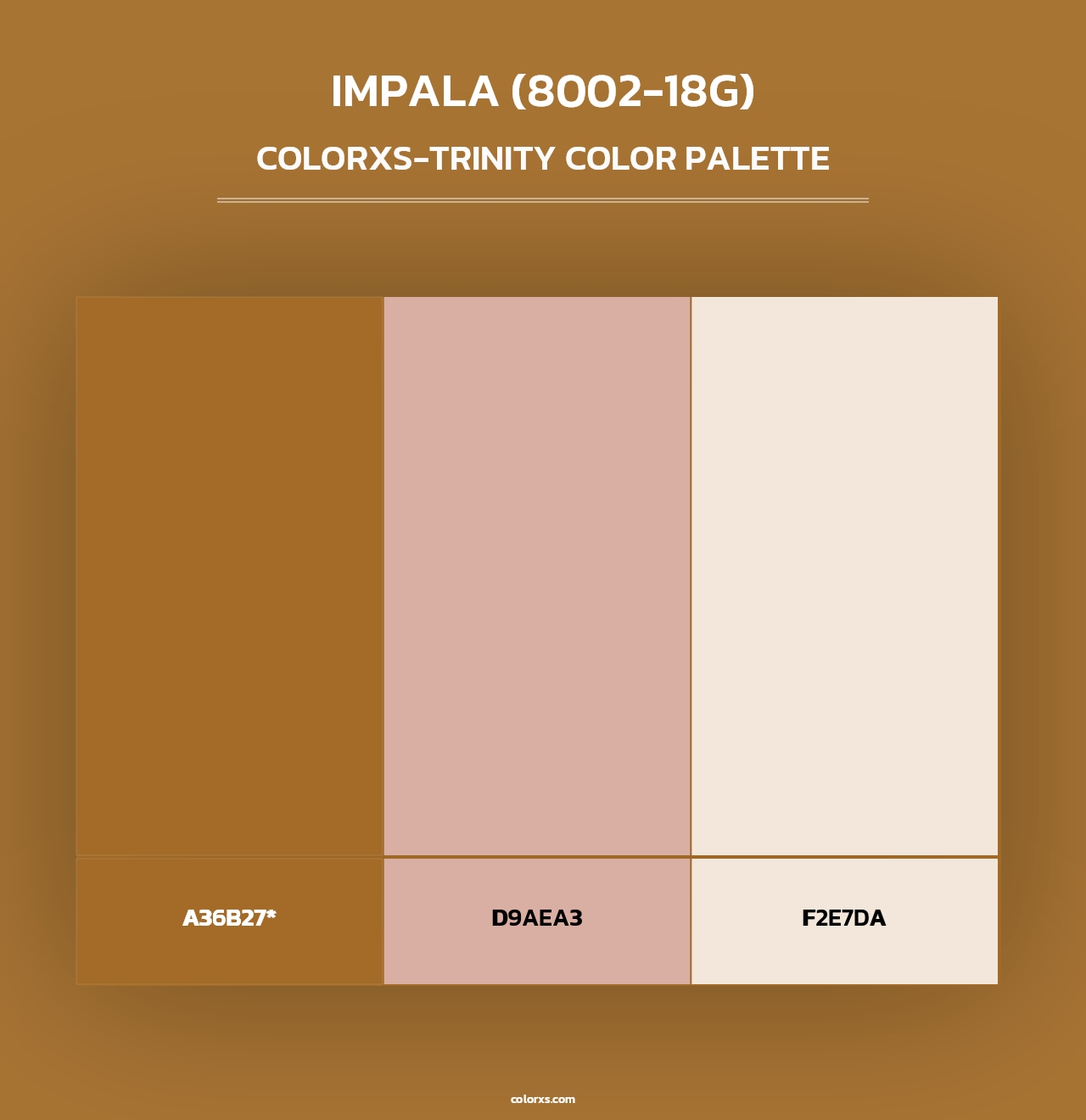 Impala (8002-18G) - Colorxs Trinity Palette