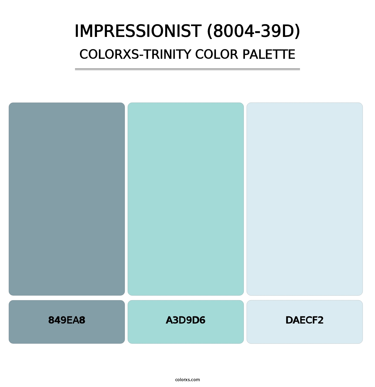Impressionist (8004-39D) - Colorxs Trinity Palette