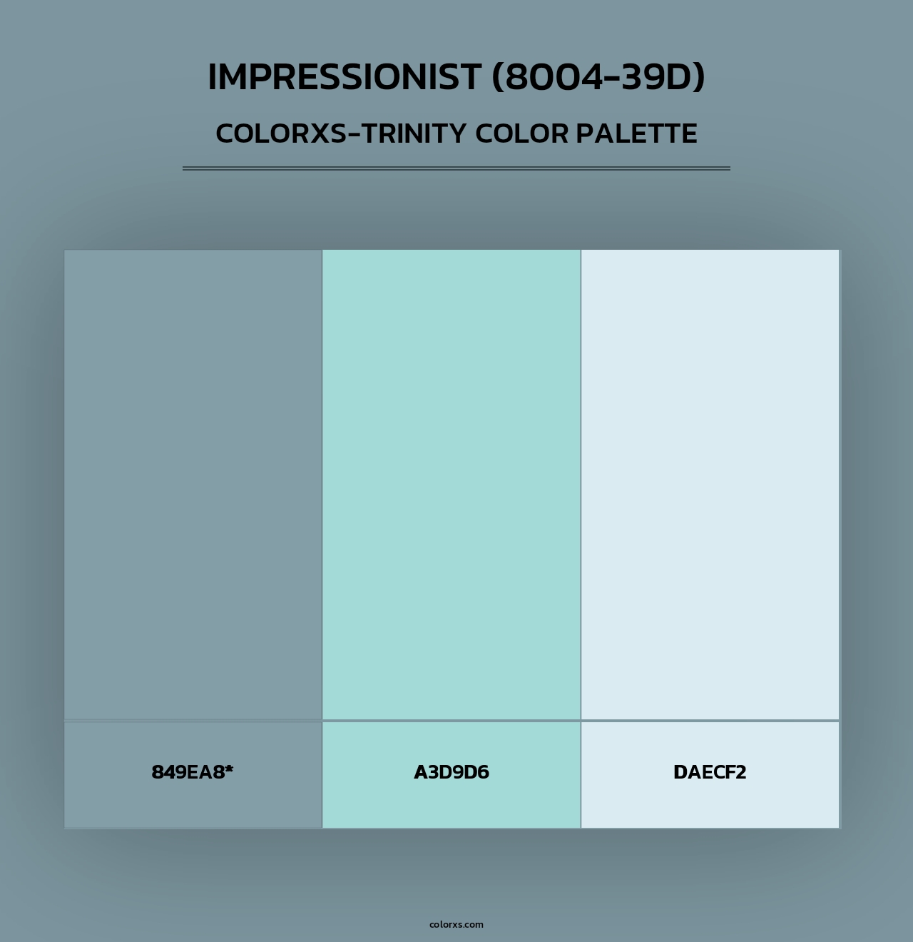 Impressionist (8004-39D) - Colorxs Trinity Palette