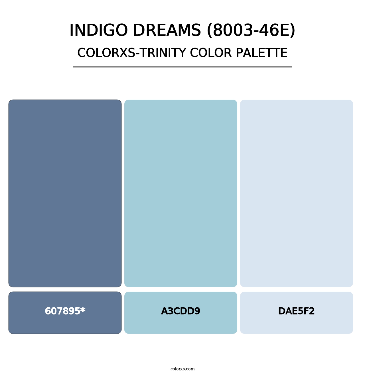 Indigo Dreams (8003-46E) - Colorxs Trinity Palette
