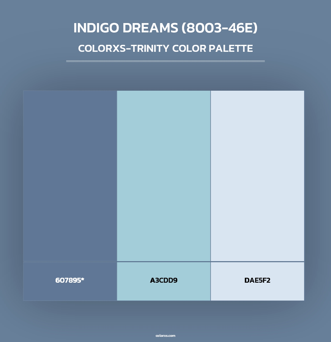 Indigo Dreams (8003-46E) - Colorxs Trinity Palette