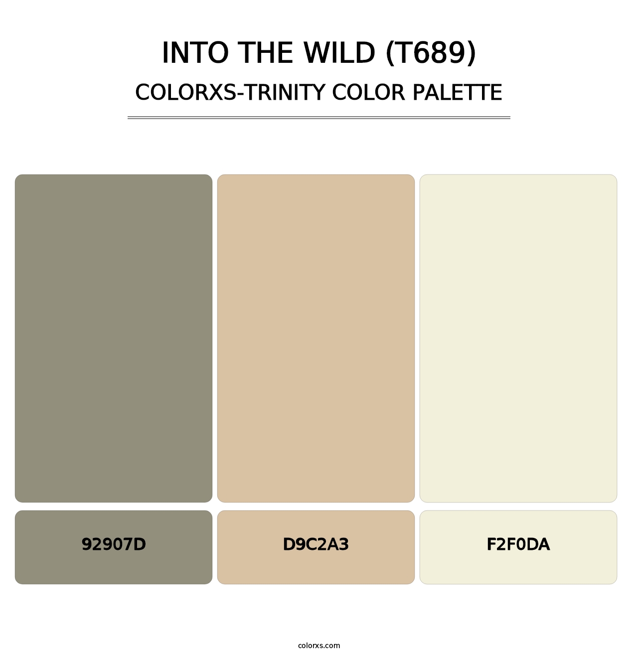 Into the Wild (T689) - Colorxs Trinity Palette