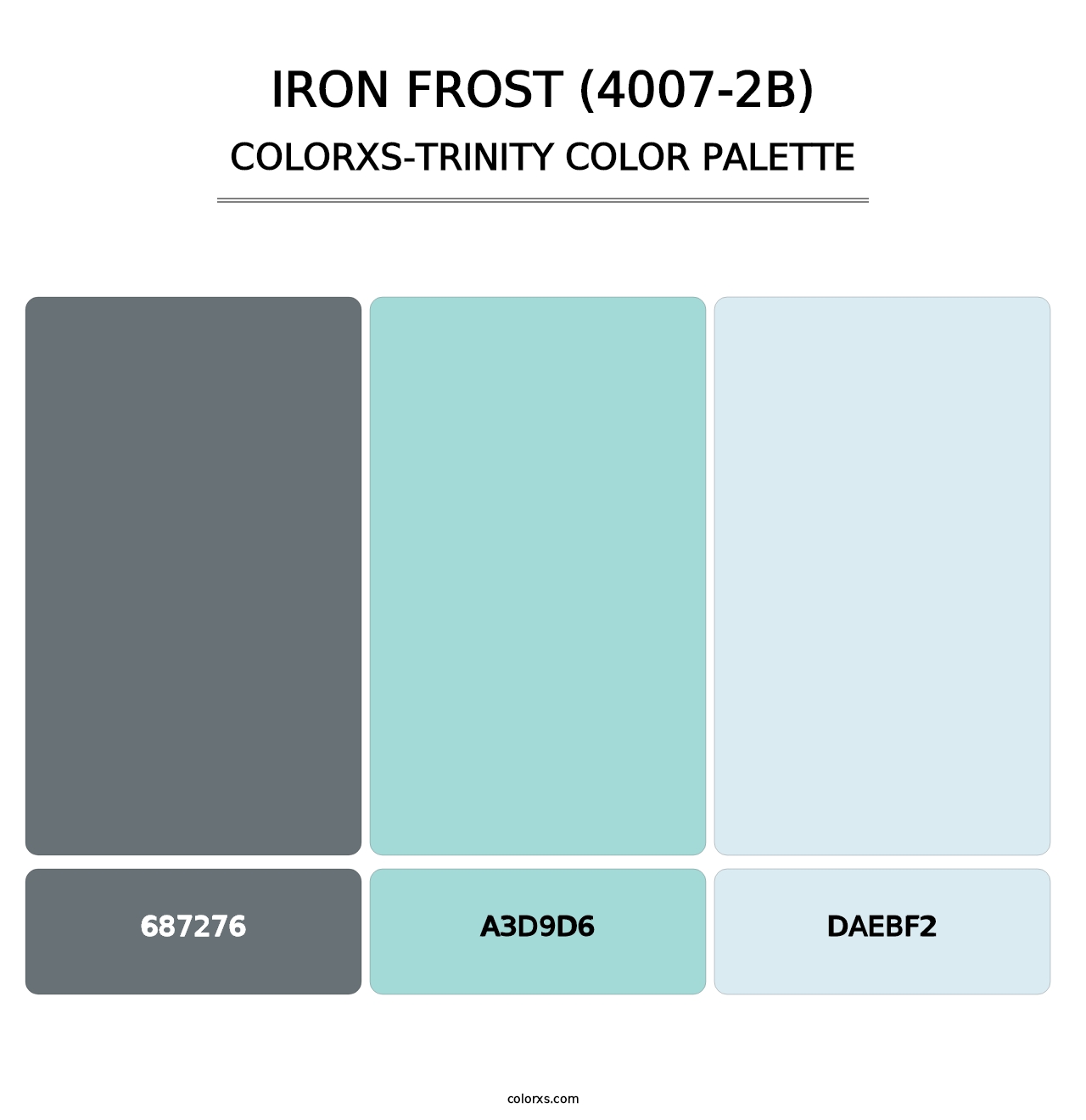 Iron Frost (4007-2B) - Colorxs Trinity Palette