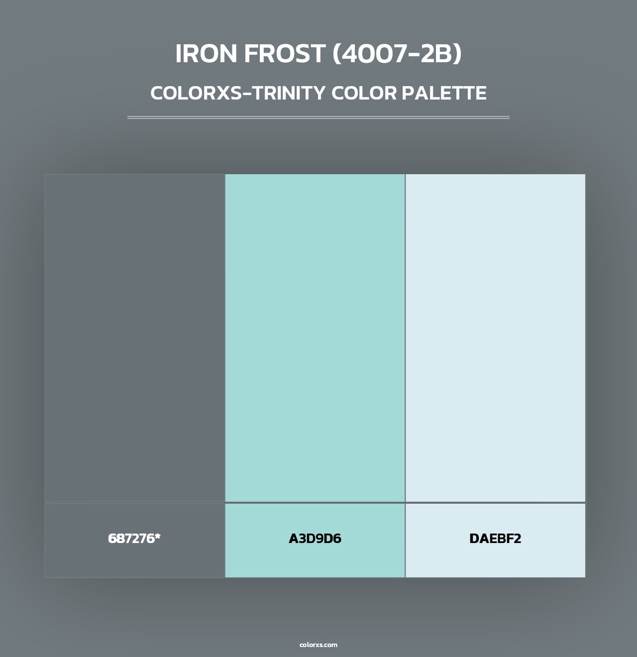 Iron Frost (4007-2B) - Colorxs Trinity Palette