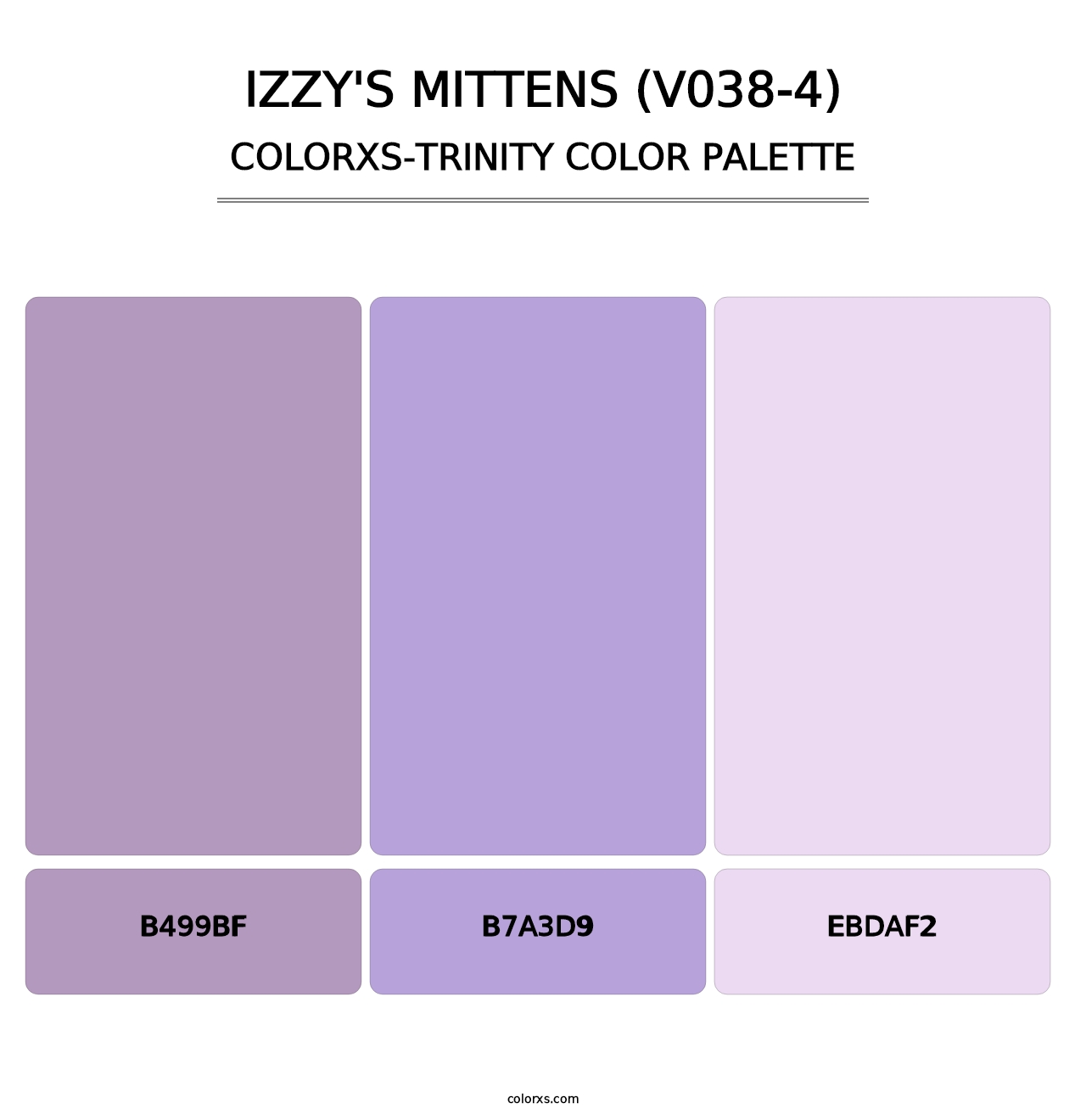 Izzy's Mittens (V038-4) - Colorxs Trinity Palette
