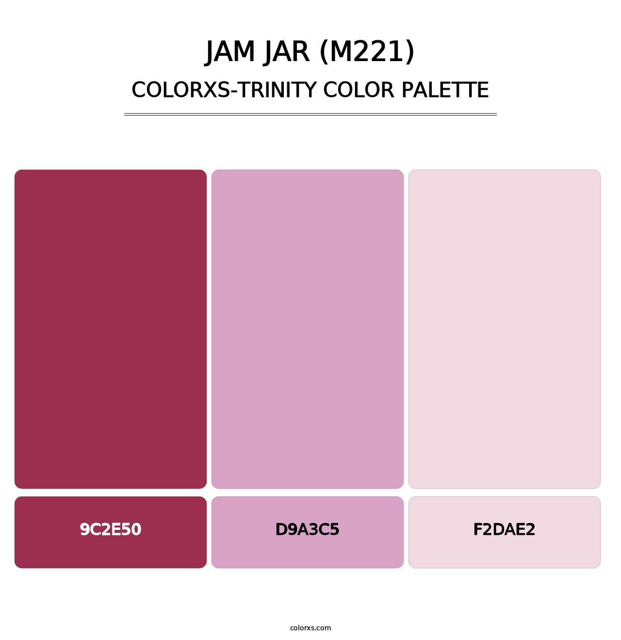 Jam Jar (M221) - Colorxs Trinity Palette
