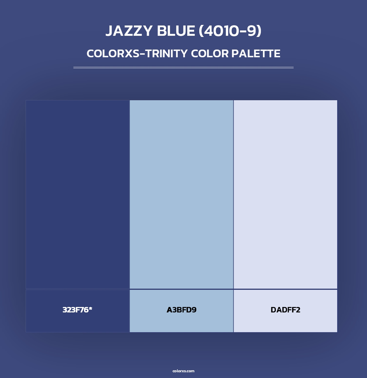 Jazzy Blue (4010-9) - Colorxs Trinity Palette