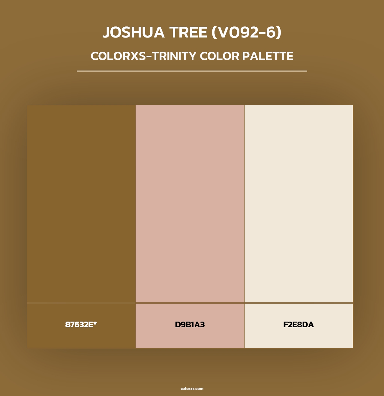 Joshua Tree (V092-6) - Colorxs Trinity Palette