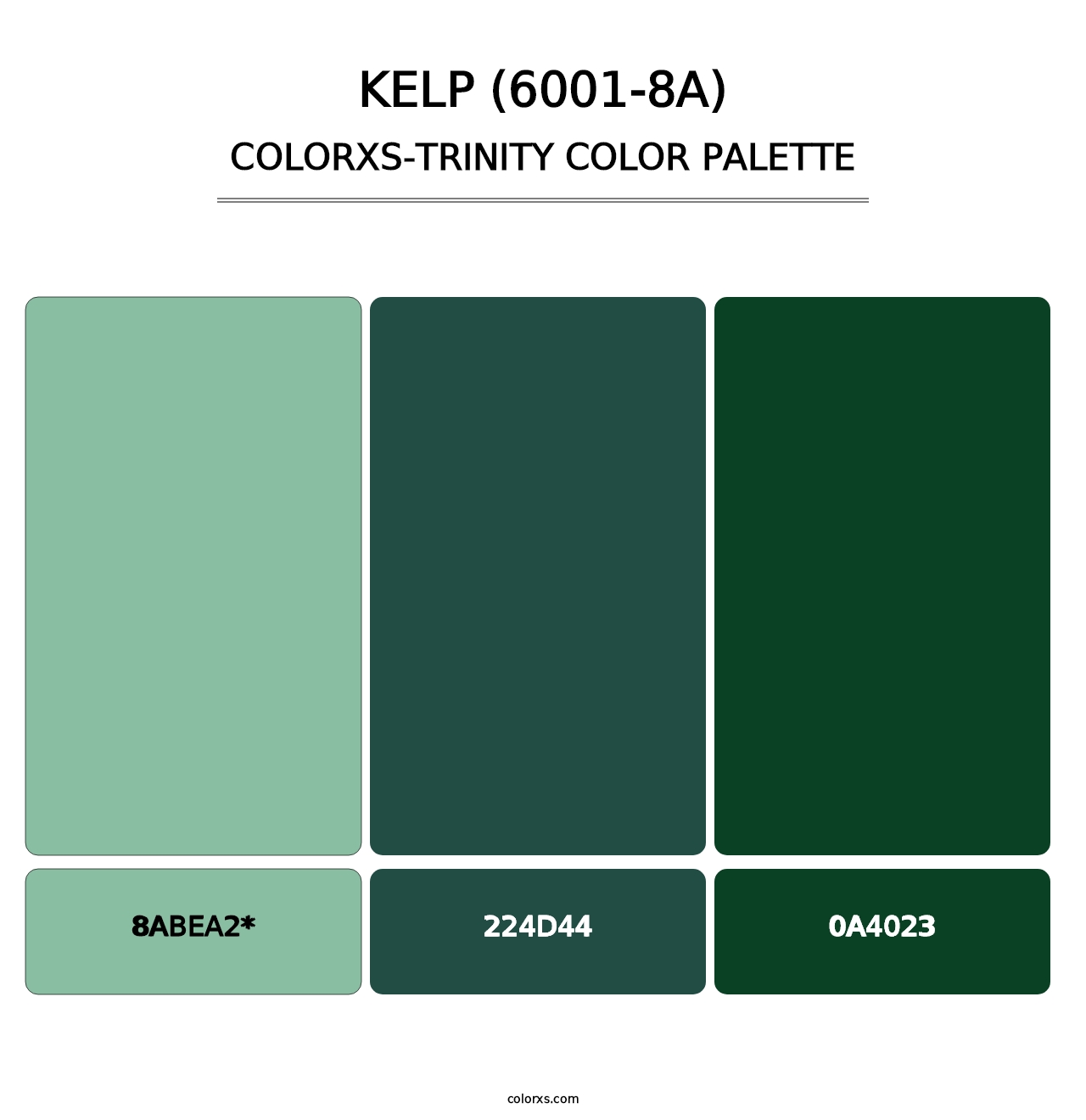 Kelp (6001-8A) - Colorxs Trinity Palette