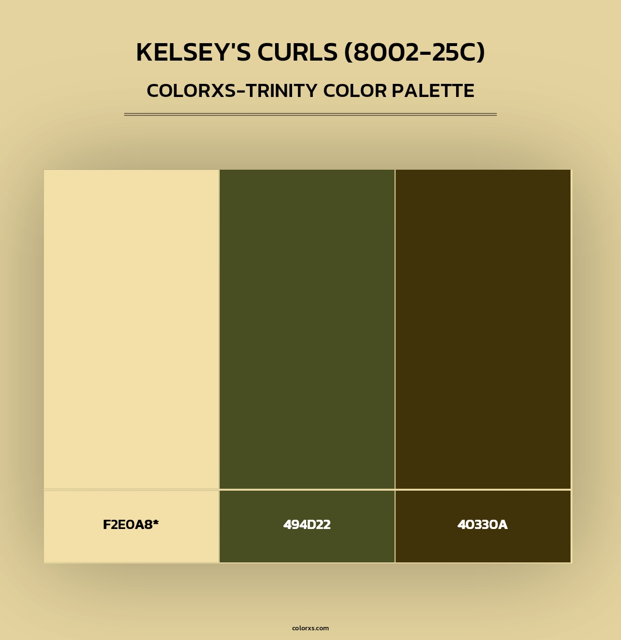 Kelsey's Curls (8002-25C) - Colorxs Trinity Palette