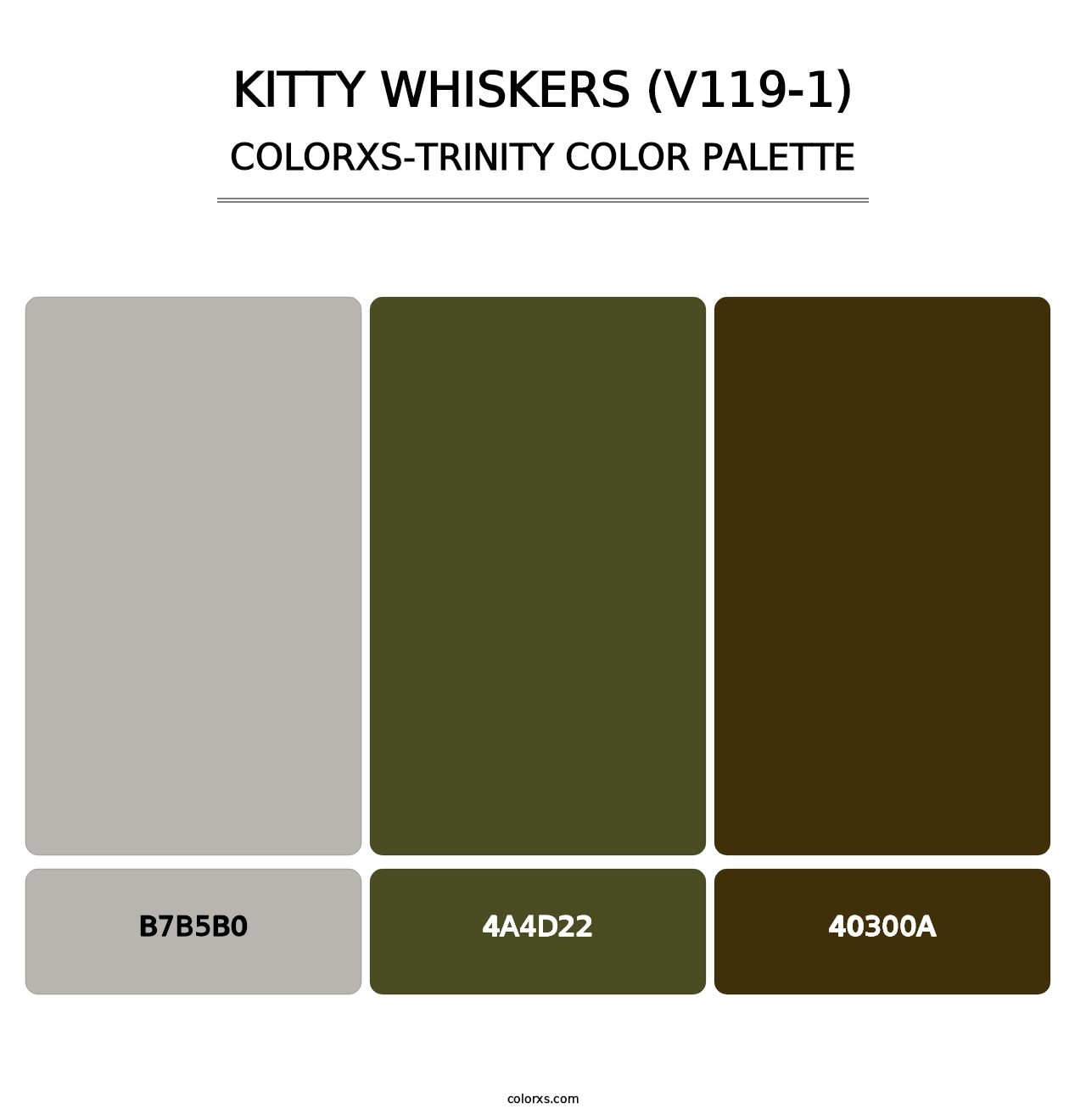 Kitty Whiskers (V119-1) - Colorxs Trinity Palette