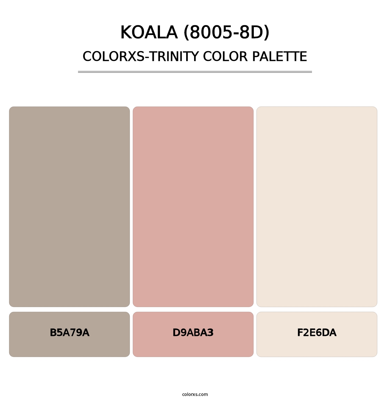 Koala (8005-8D) - Colorxs Trinity Palette