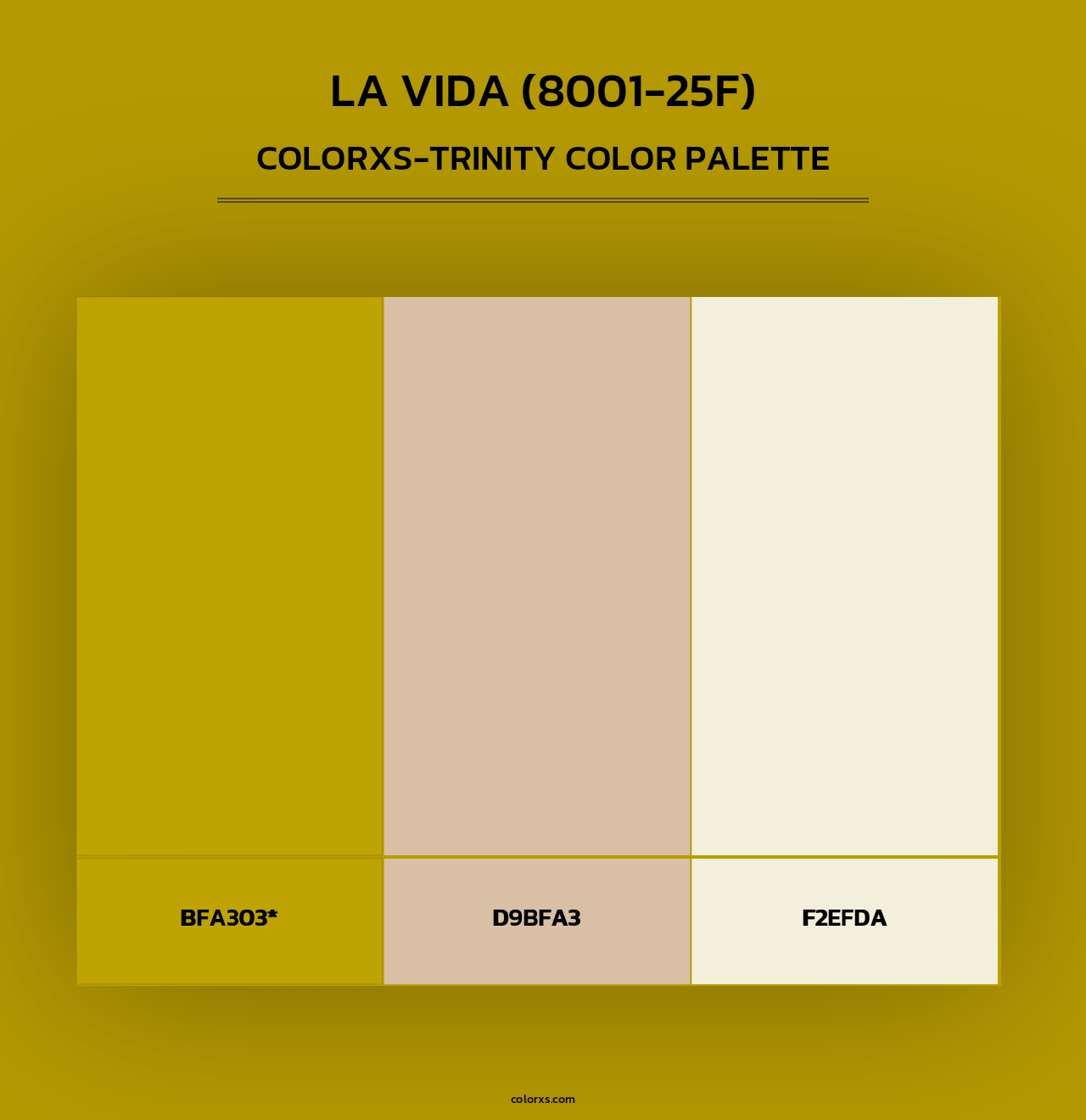 La Vida (8001-25F) - Colorxs Trinity Palette