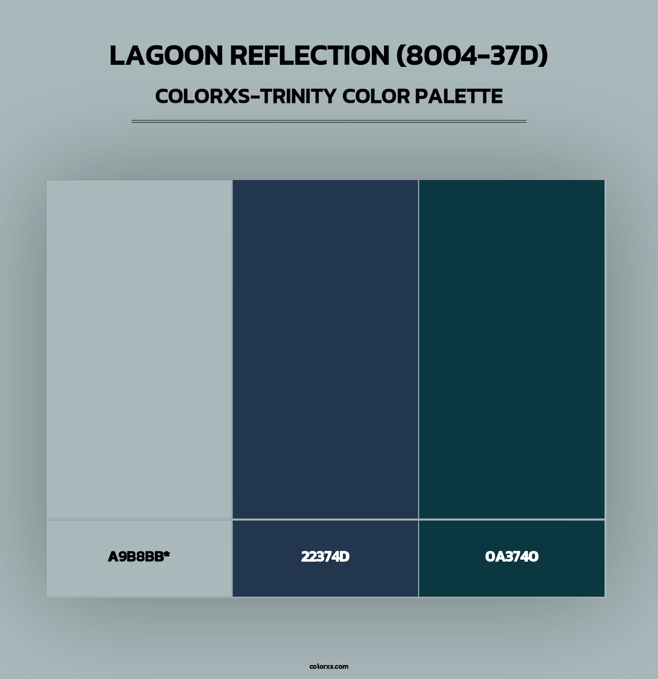 Lagoon Reflection (8004-37D) - Colorxs Trinity Palette