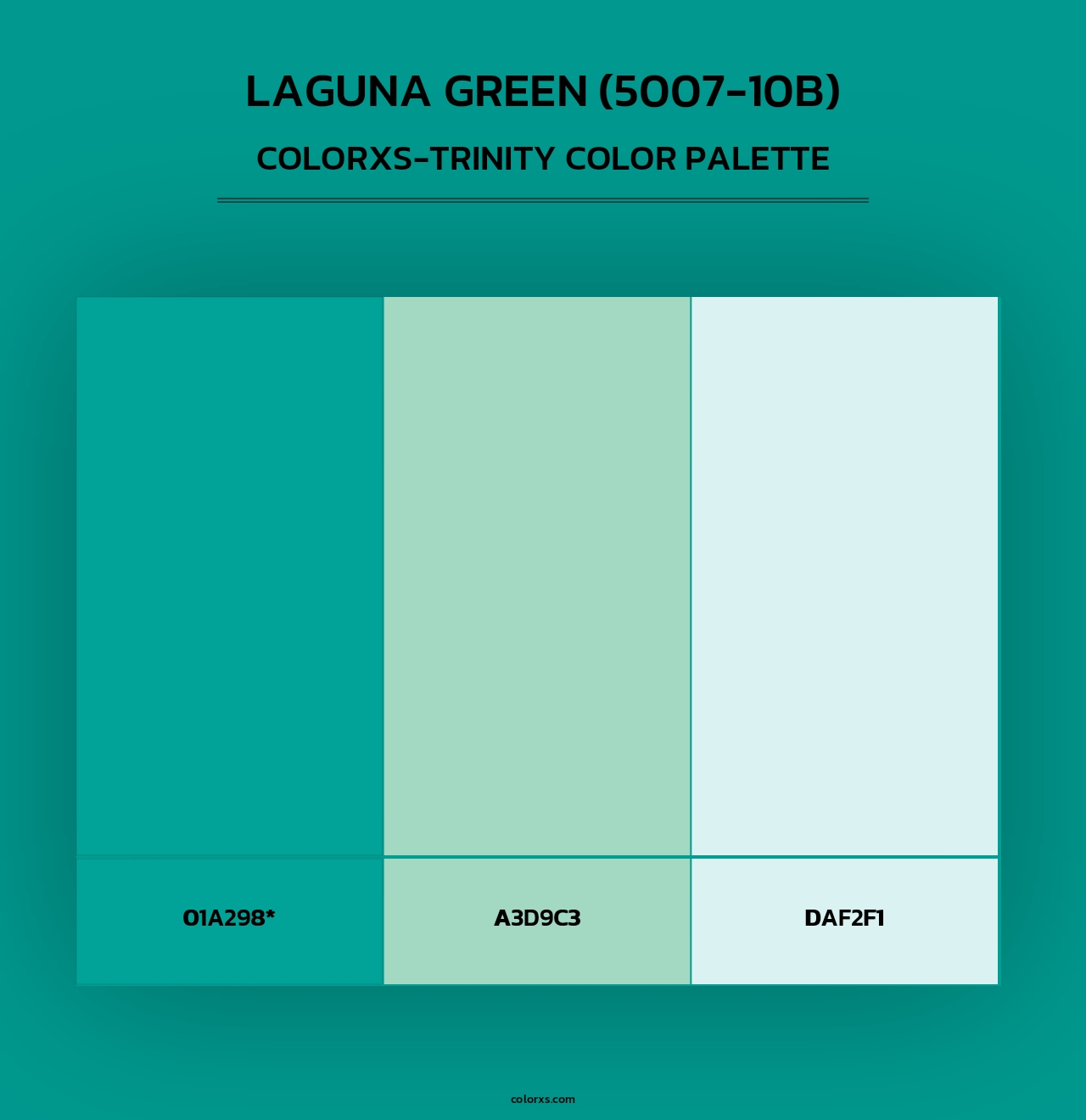 Laguna Green (5007-10B) - Colorxs Trinity Palette