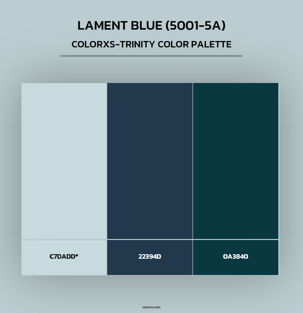 Lament Blue (5001-5A) - Colorxs Trinity Palette