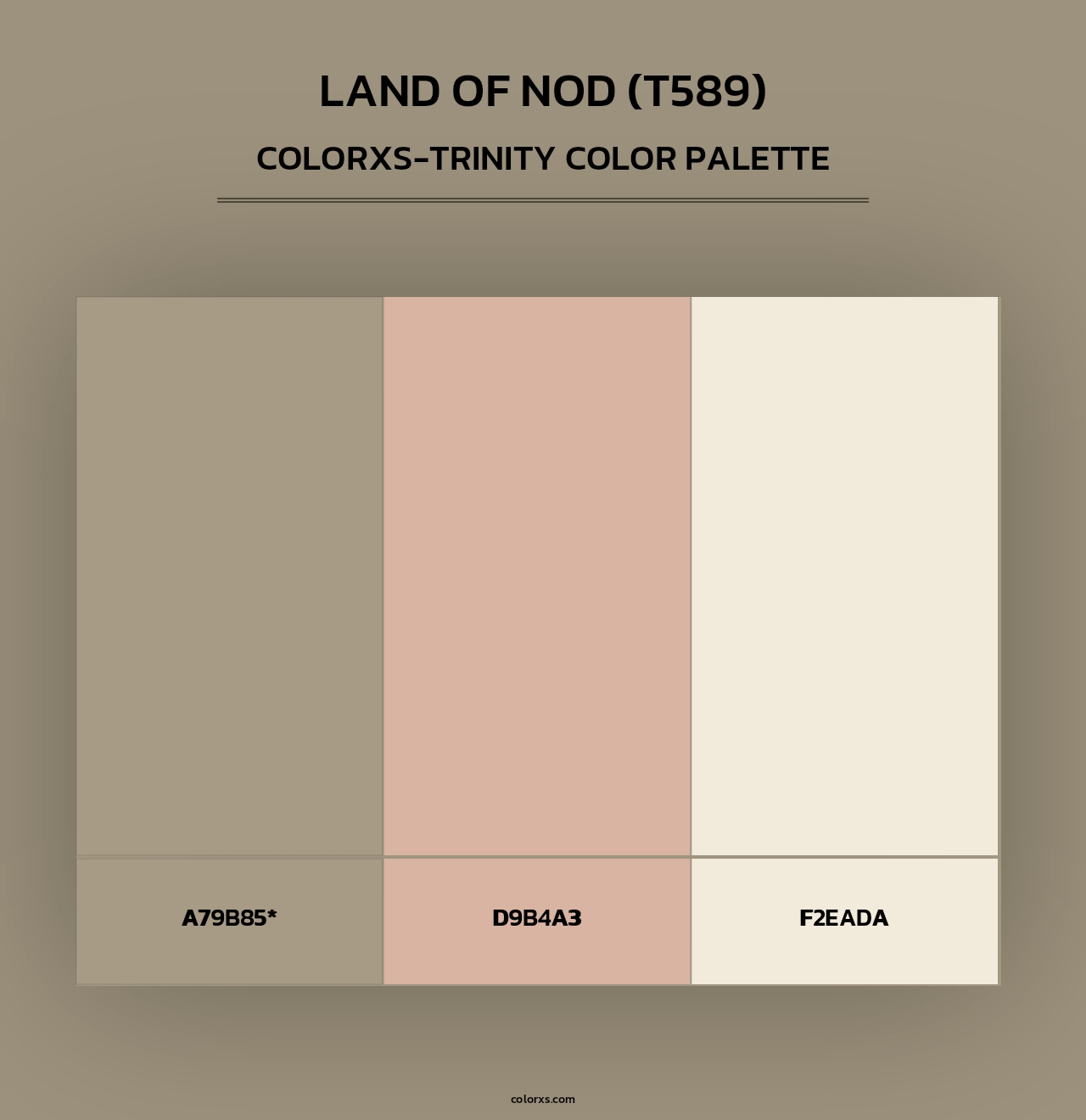 Land of Nod (T589) - Colorxs Trinity Palette