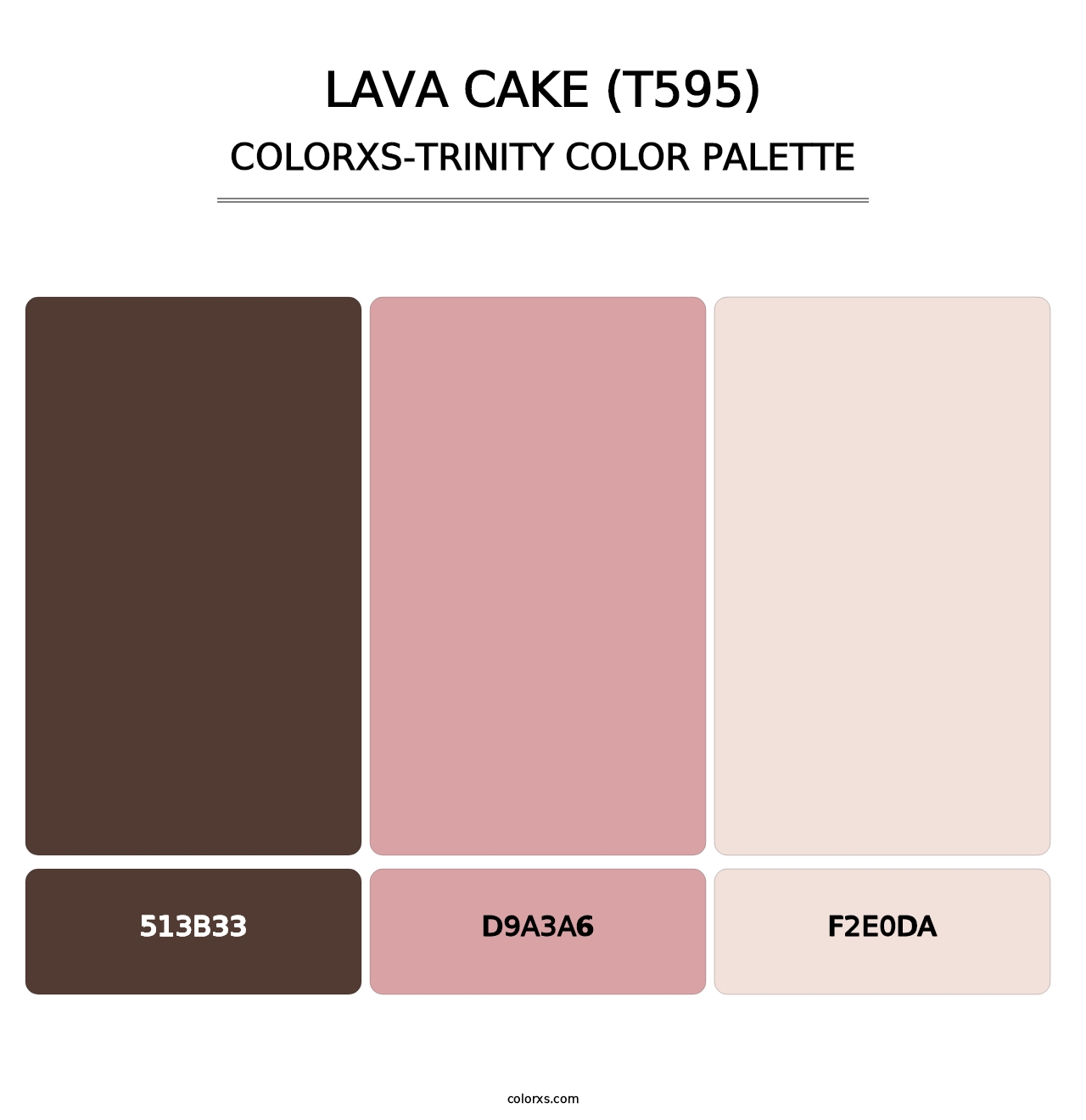 Lava Cake (T595) - Colorxs Trinity Palette