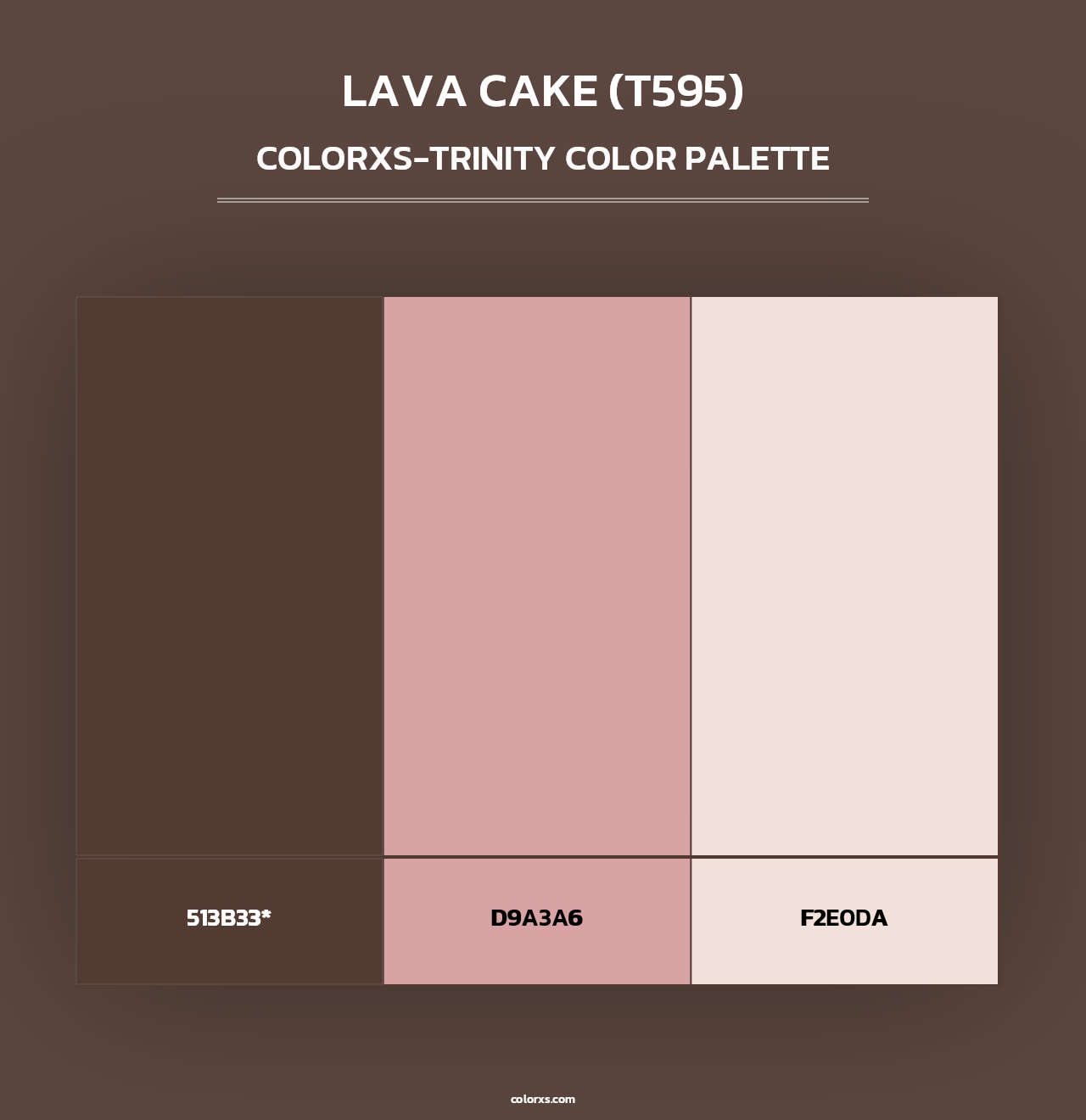 Lava Cake (T595) - Colorxs Trinity Palette