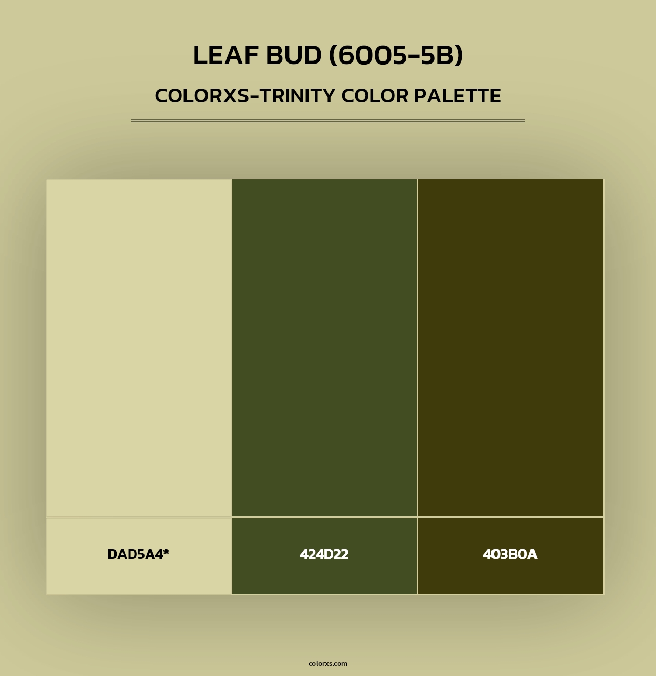 Leaf Bud (6005-5B) - Colorxs Trinity Palette