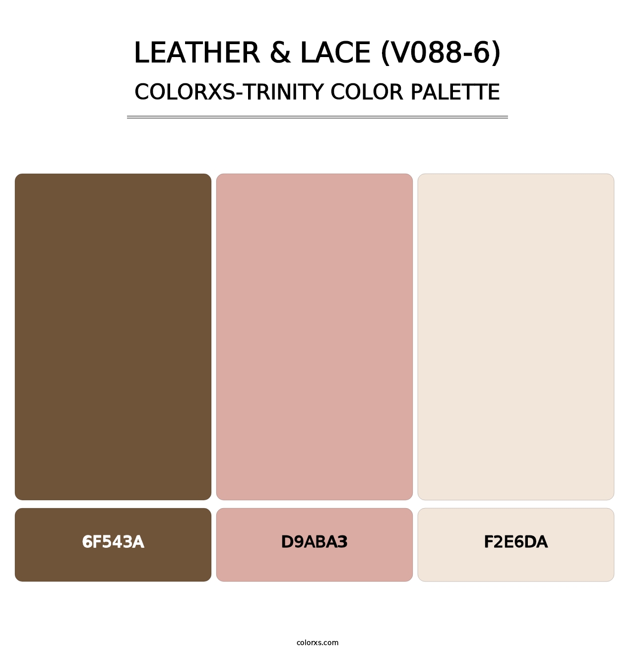 Leather & Lace (V088-6) - Colorxs Trinity Palette