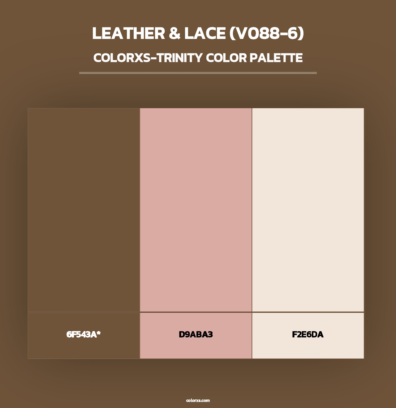 Leather & Lace (V088-6) - Colorxs Trinity Palette