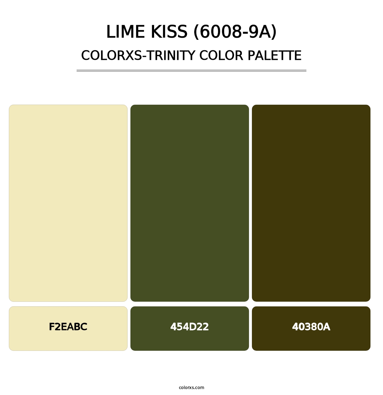 Lime Kiss (6008-9A) - Colorxs Trinity Palette