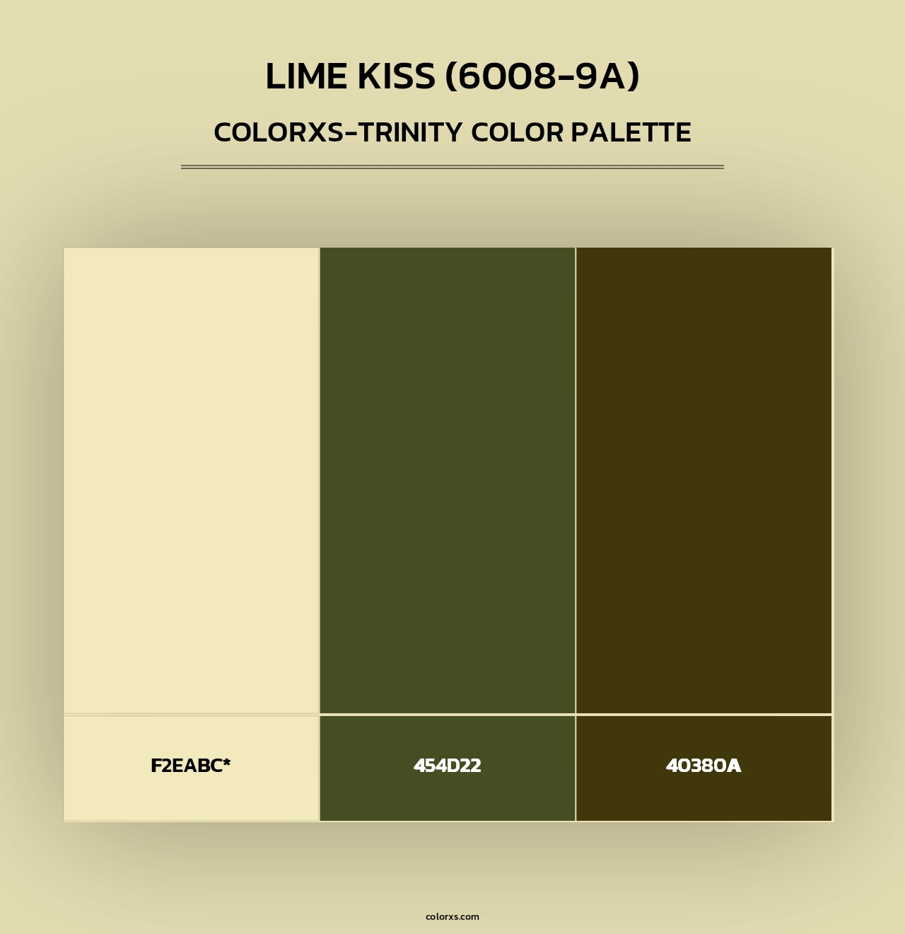 Lime Kiss (6008-9A) - Colorxs Trinity Palette