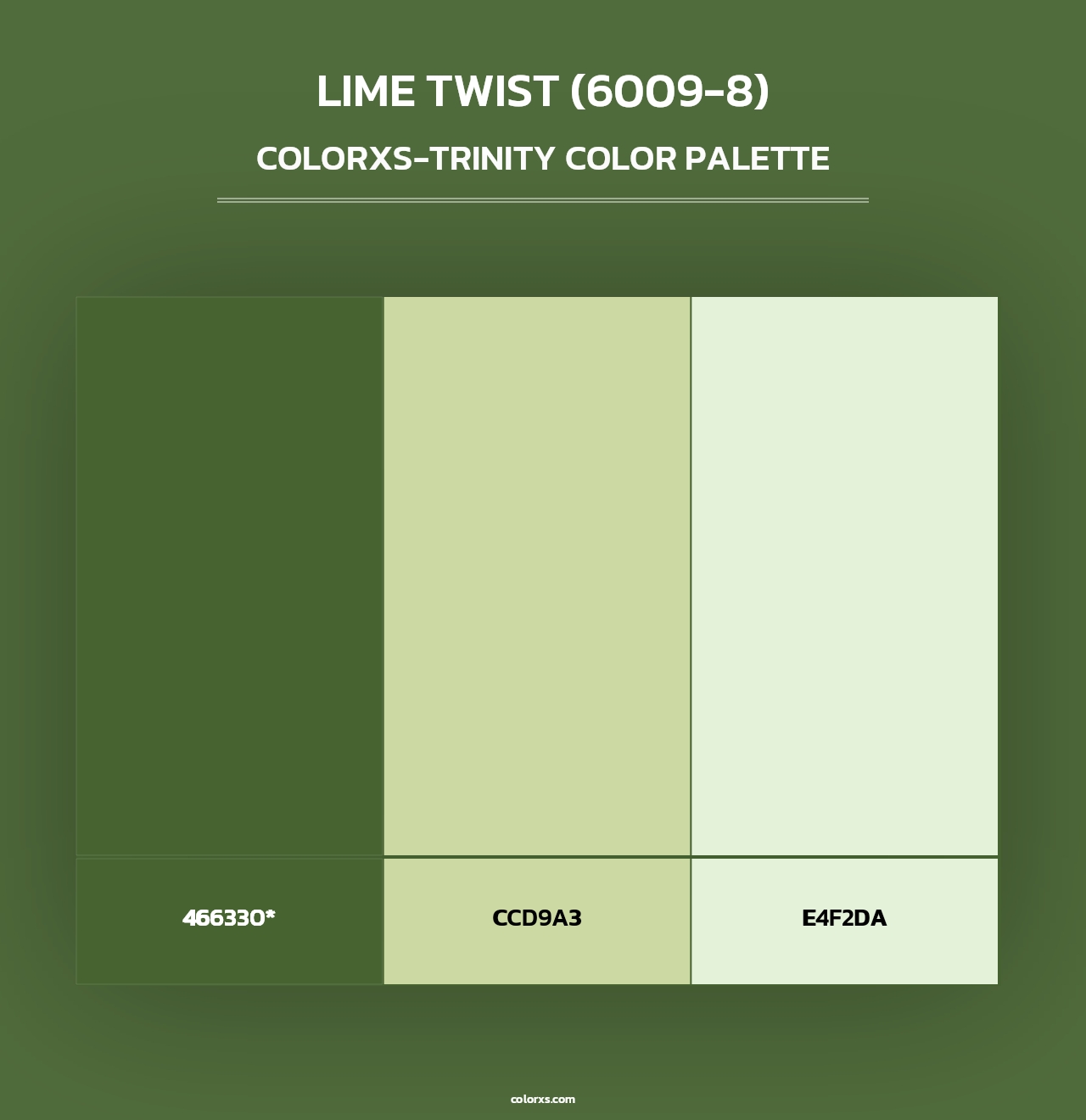 Lime Twist (6009-8) - Colorxs Trinity Palette