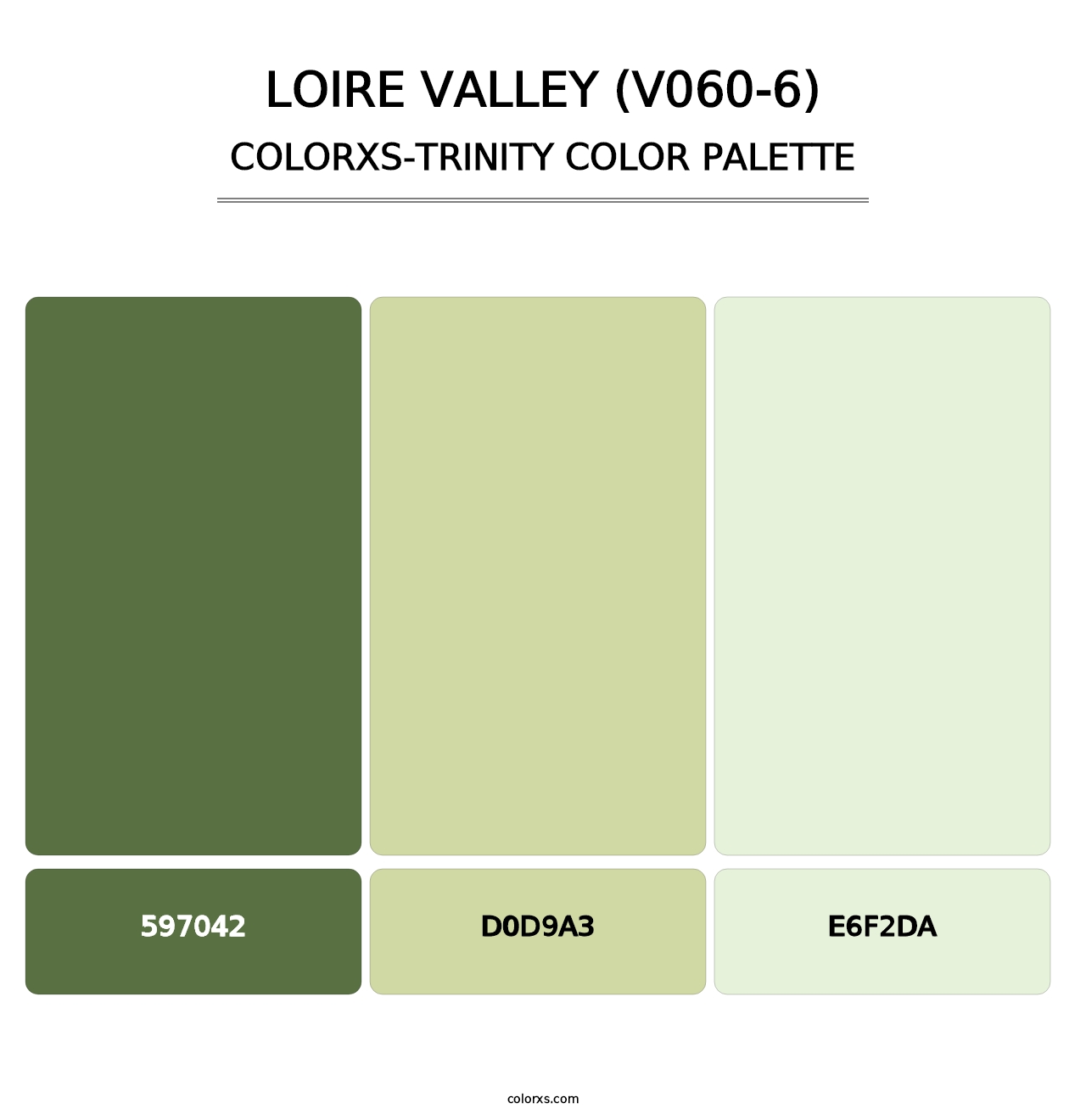 Loire Valley (V060-6) - Colorxs Trinity Palette