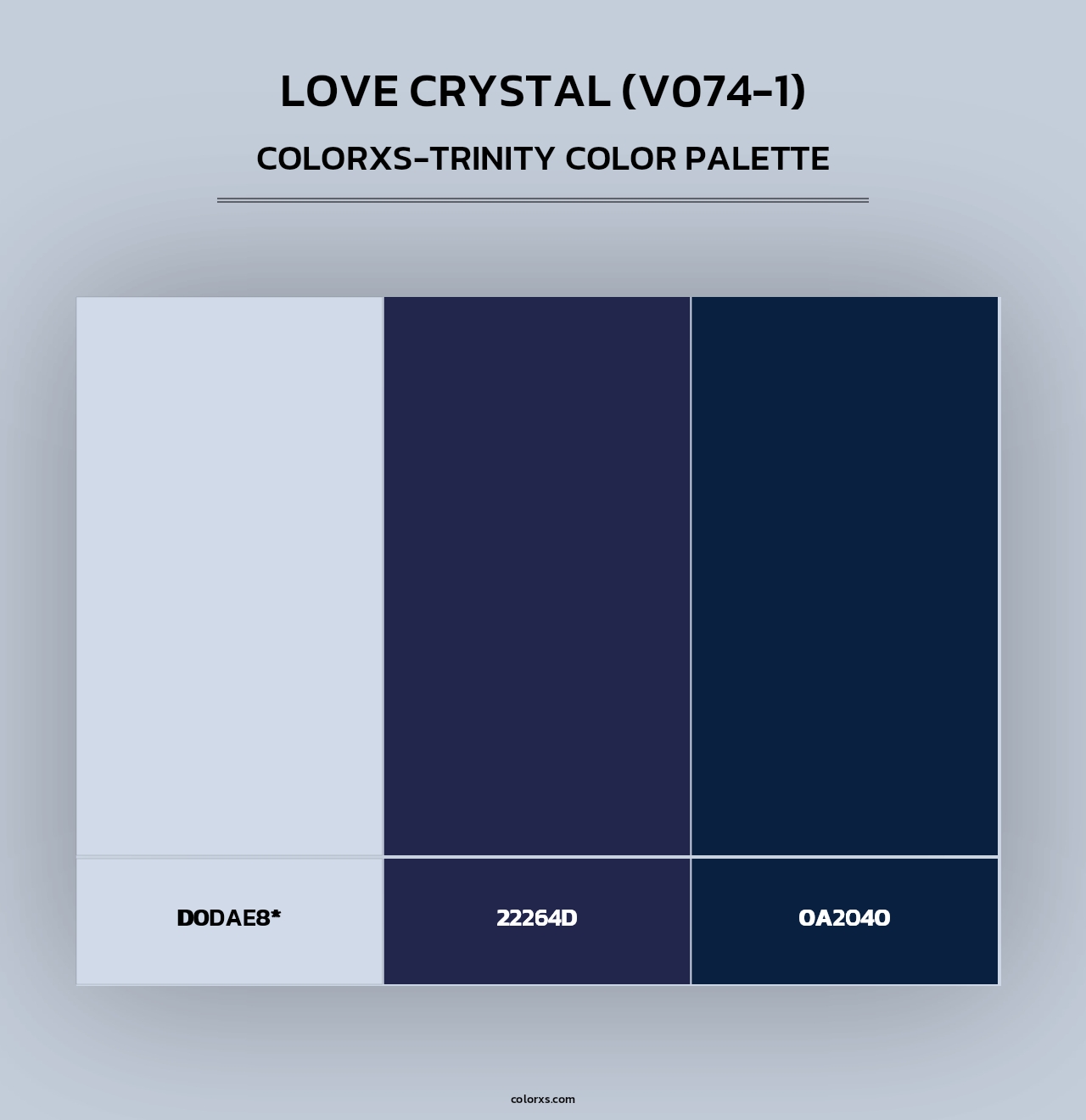 Love Crystal (V074-1) - Colorxs Trinity Palette