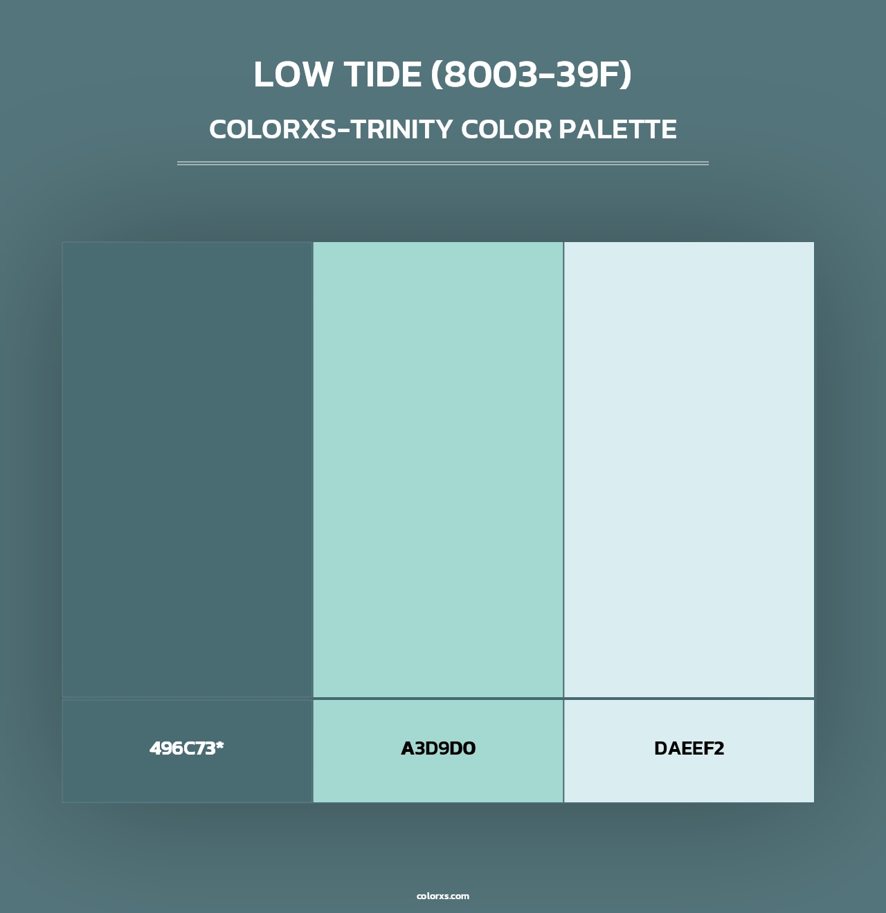 Low Tide (8003-39F) - Colorxs Trinity Palette