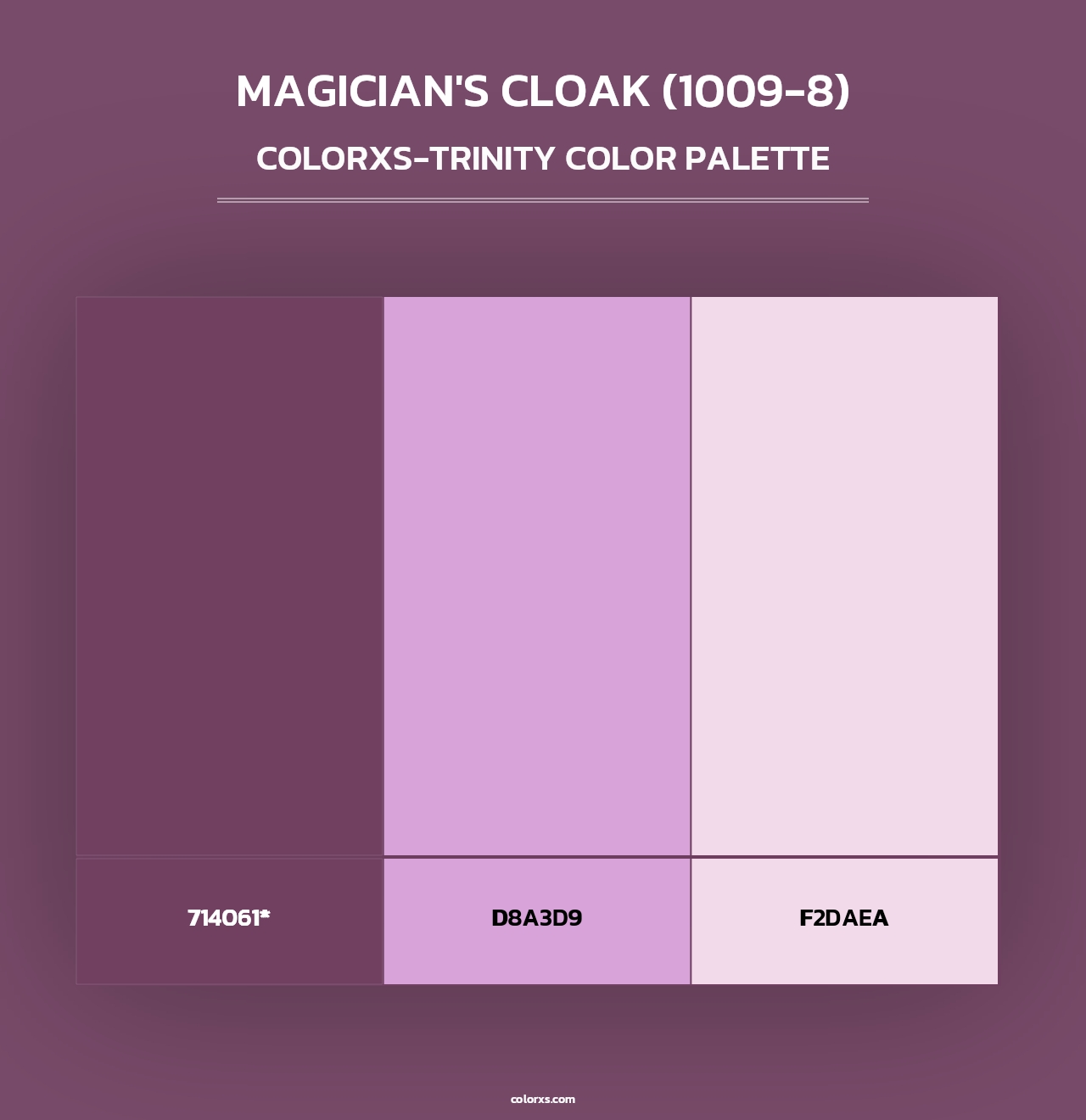 Magician's Cloak (1009-8) - Colorxs Trinity Palette