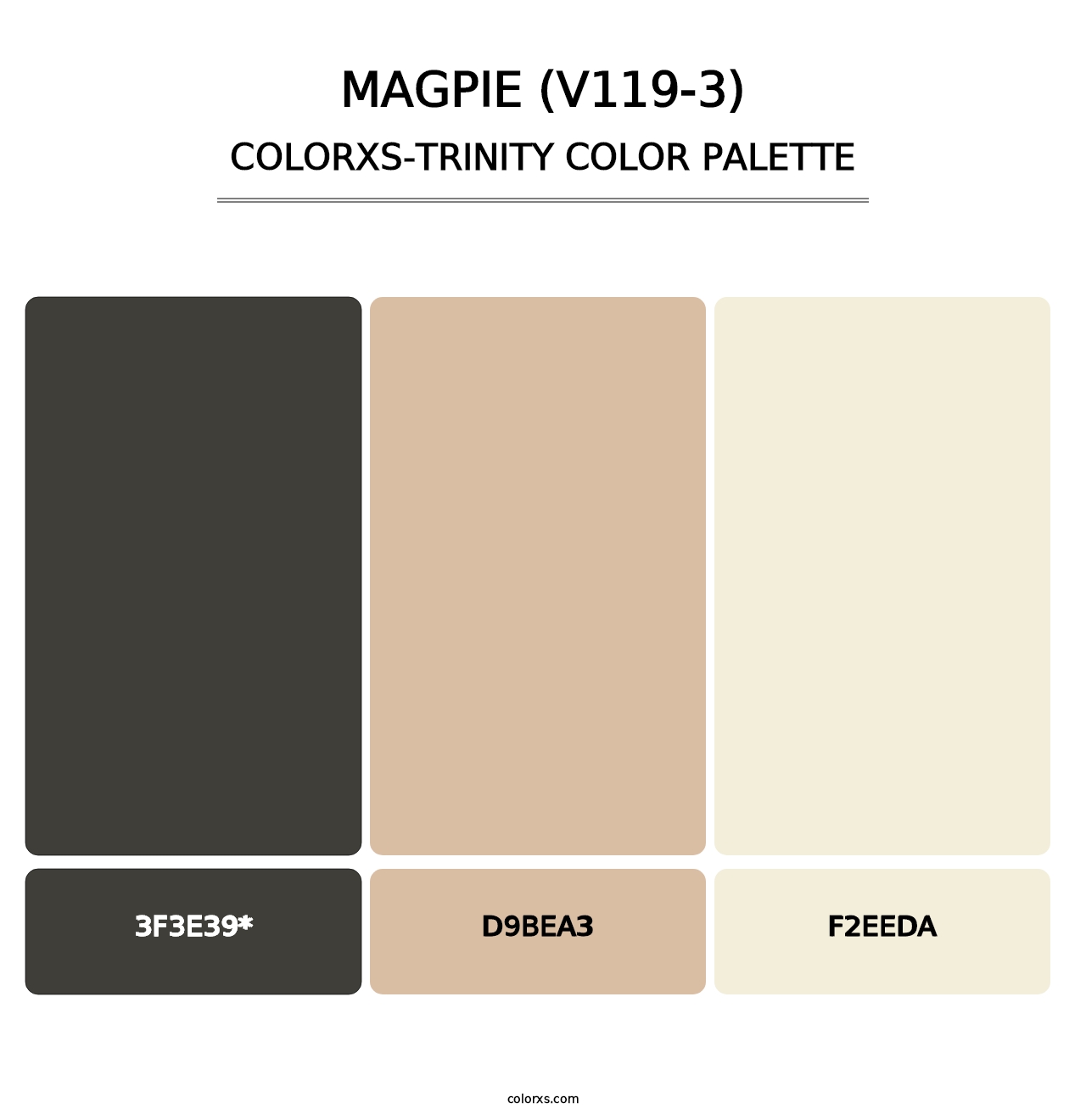 Magpie (V119-3) - Colorxs Trinity Palette
