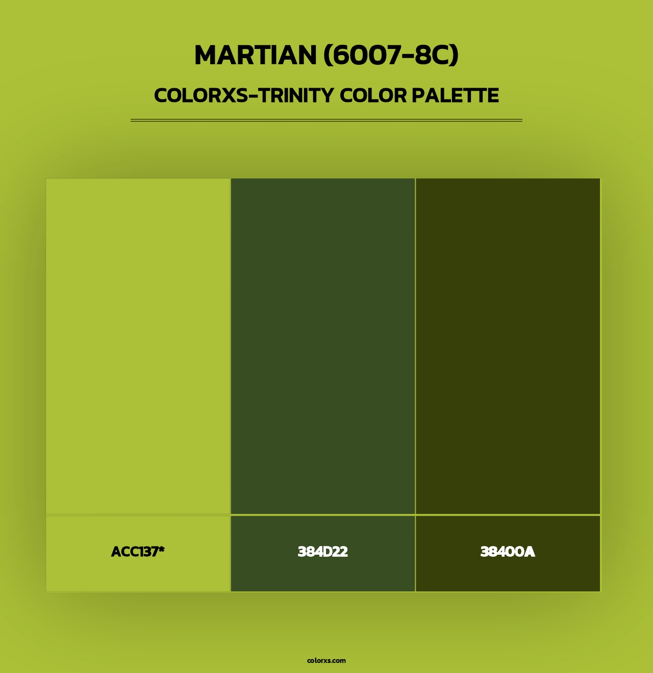 Martian (6007-8C) - Colorxs Trinity Palette
