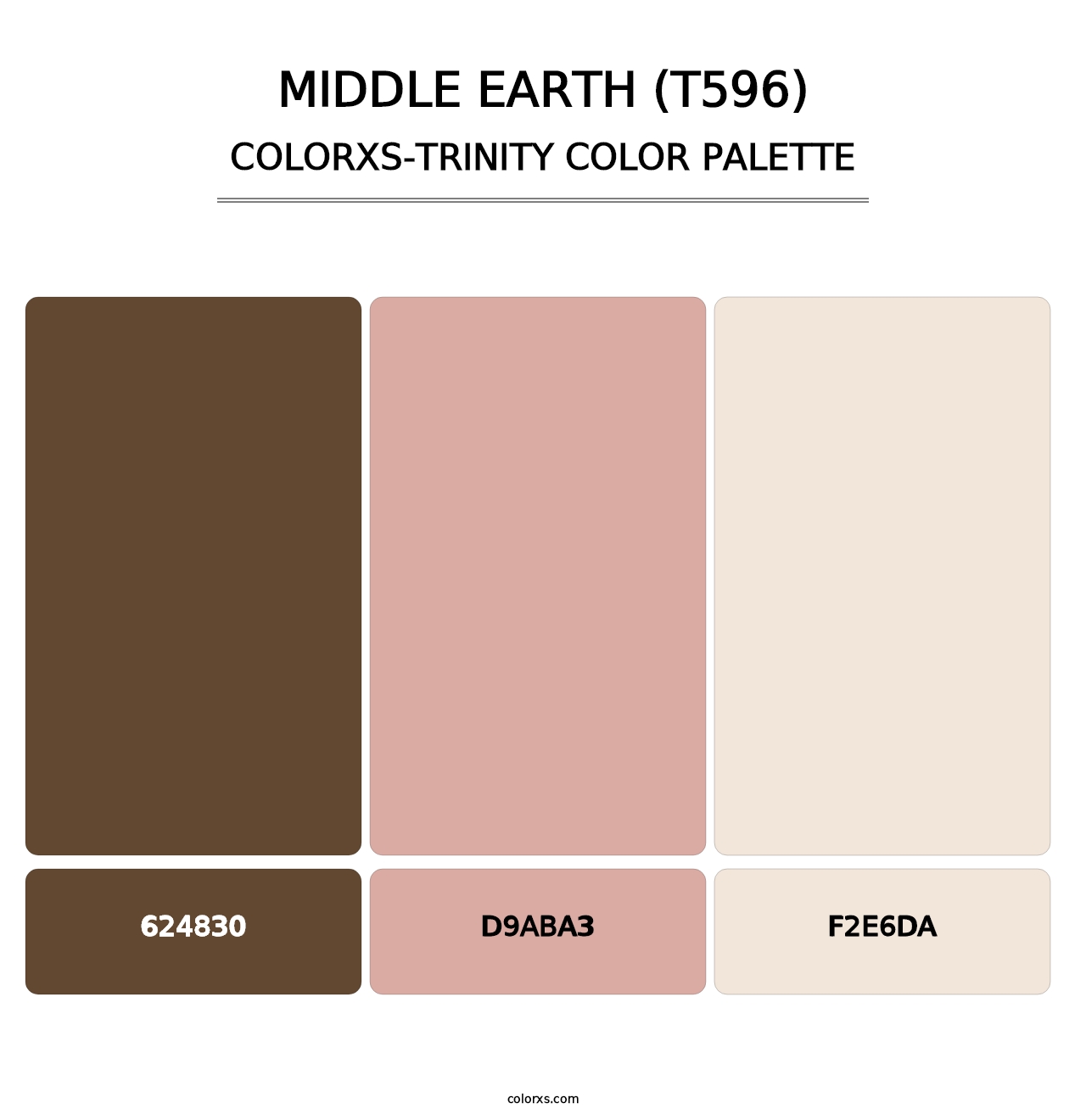 Middle Earth (T596) - Colorxs Trinity Palette