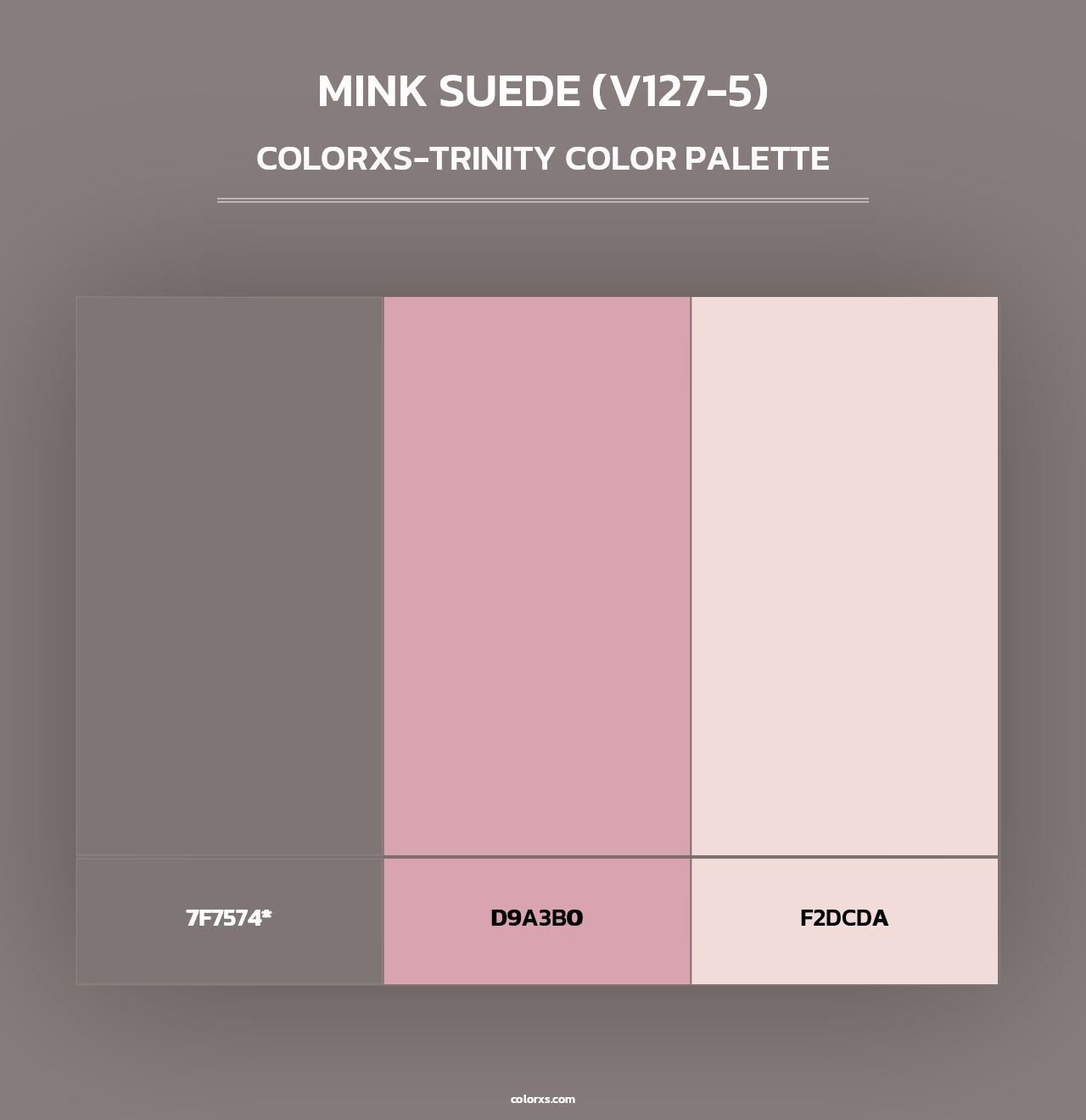 Mink Suede (V127-5) - Colorxs Trinity Palette