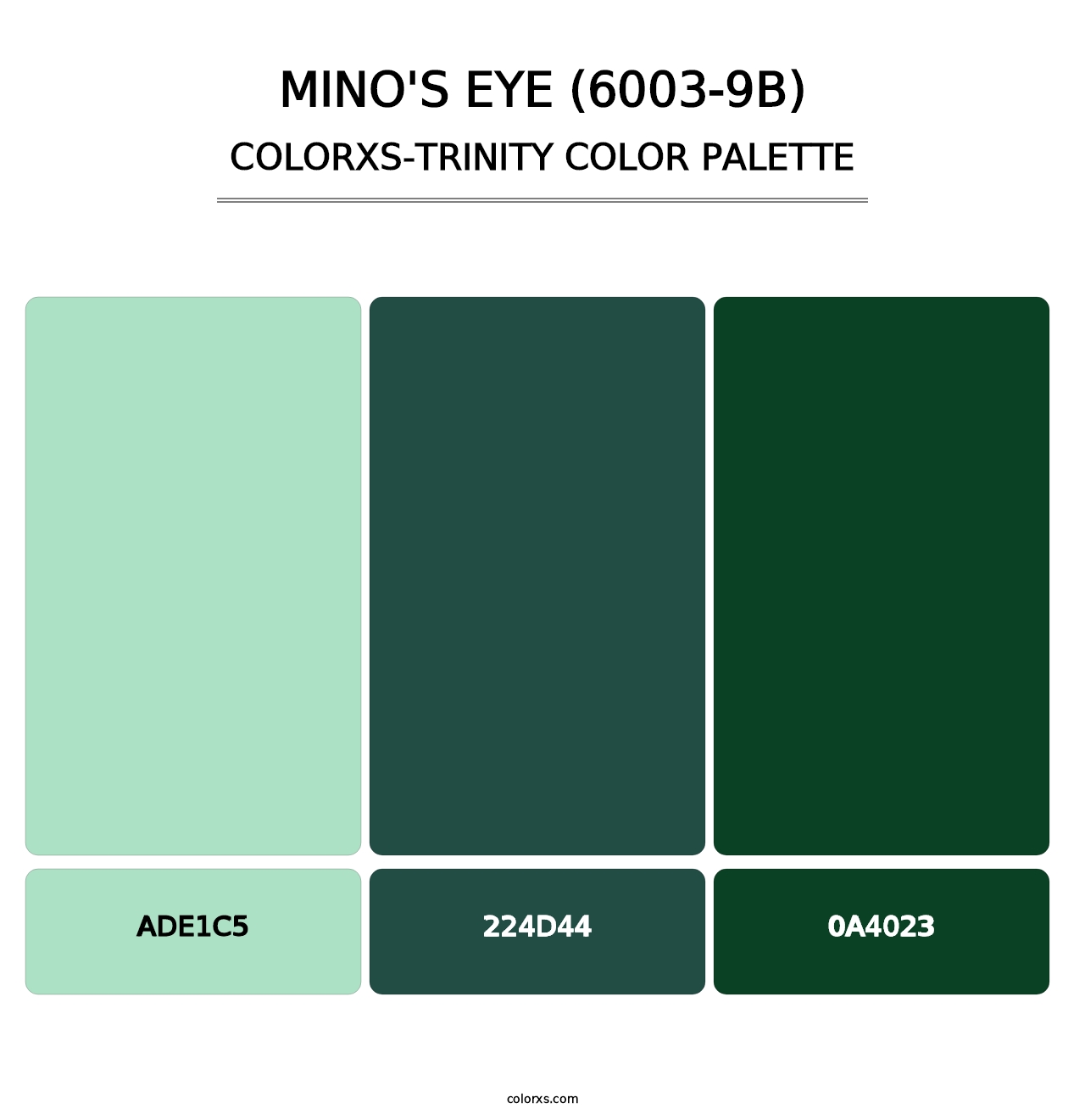 Mino's Eye (6003-9B) - Colorxs Trinity Palette