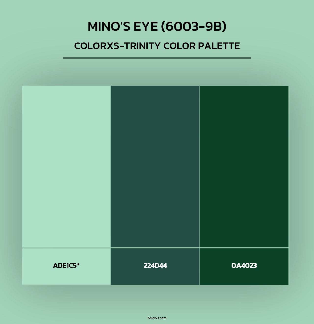 Mino's Eye (6003-9B) - Colorxs Trinity Palette