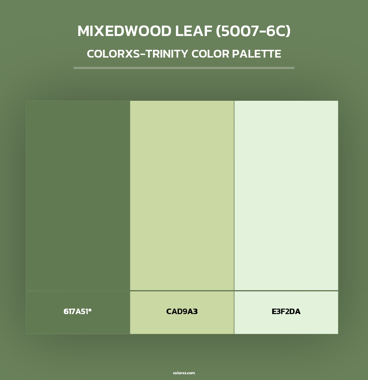 Mixedwood Leaf (5007-6C) - Colorxs Trinity Palette