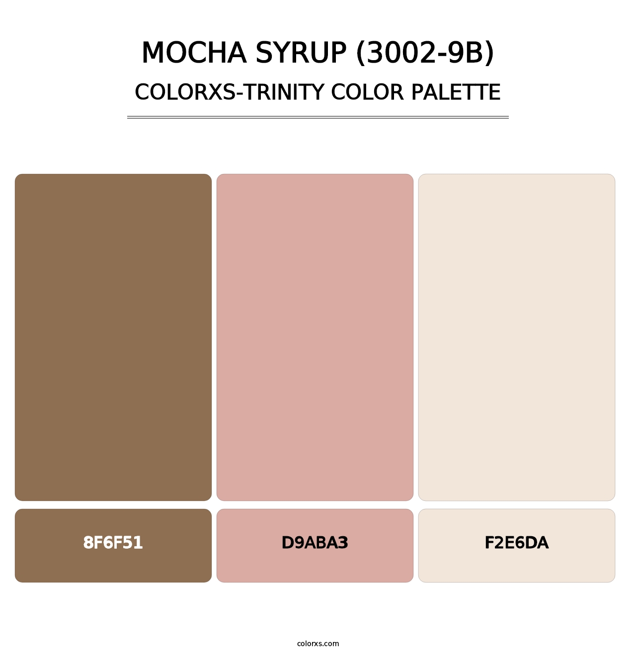 Mocha Syrup (3002-9B) - Colorxs Trinity Palette