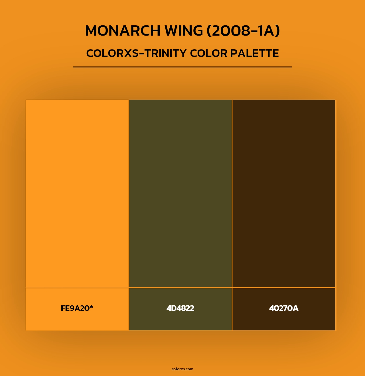 Monarch Wing (2008-1A) - Colorxs Trinity Palette