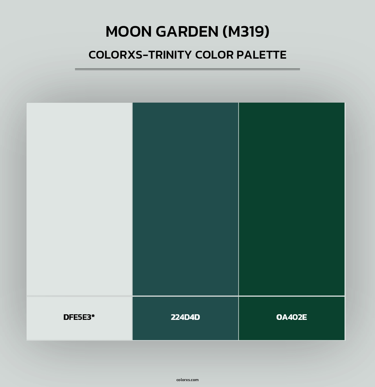 Moon Garden (M319) - Colorxs Trinity Palette