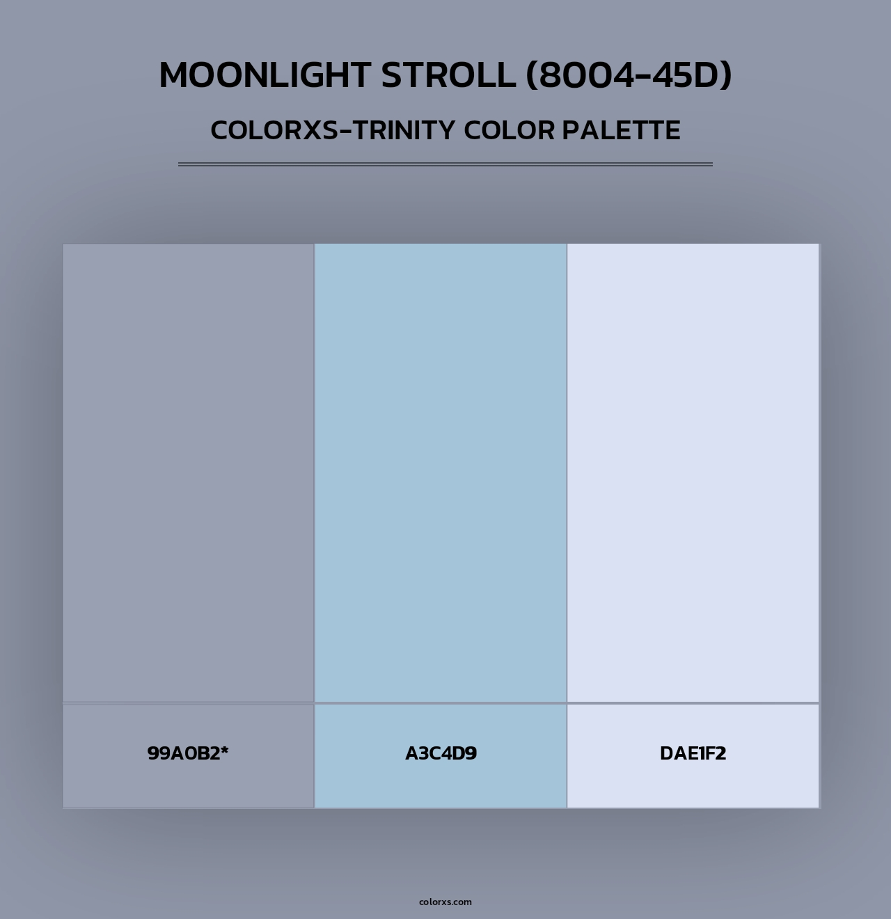 Moonlight Stroll (8004-45D) - Colorxs Trinity Palette