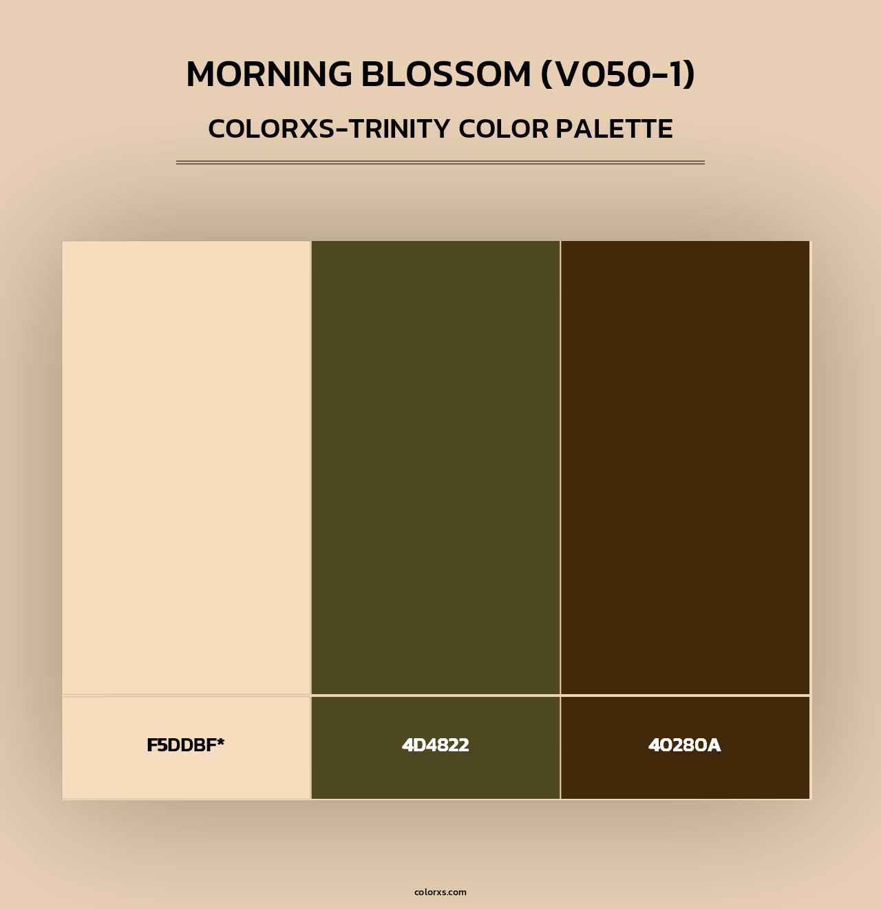 Morning Blossom (V050-1) - Colorxs Trinity Palette